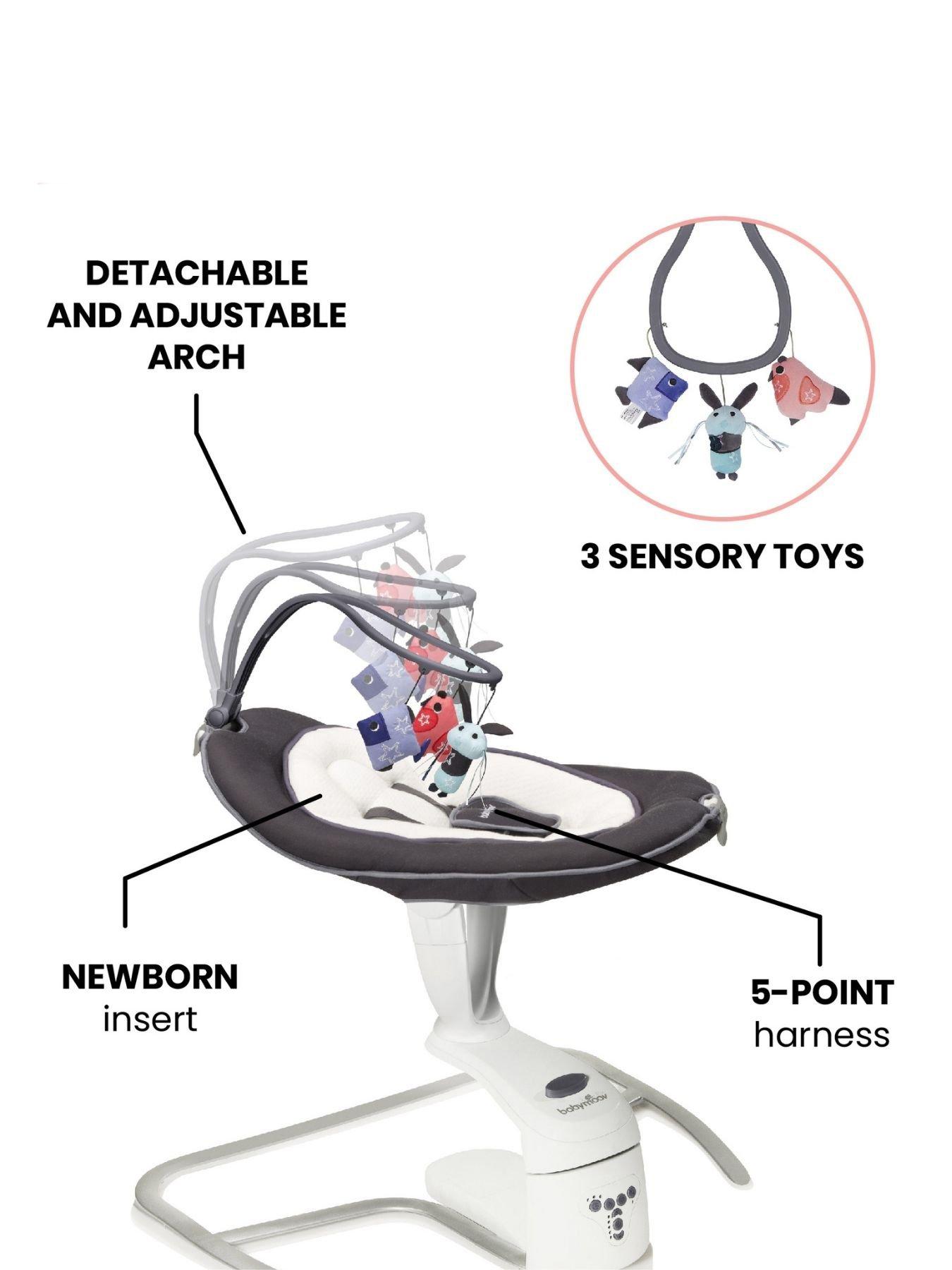 babymoov-swoon-motion-zinc-baby-bouncerrocker-swing-greydetail