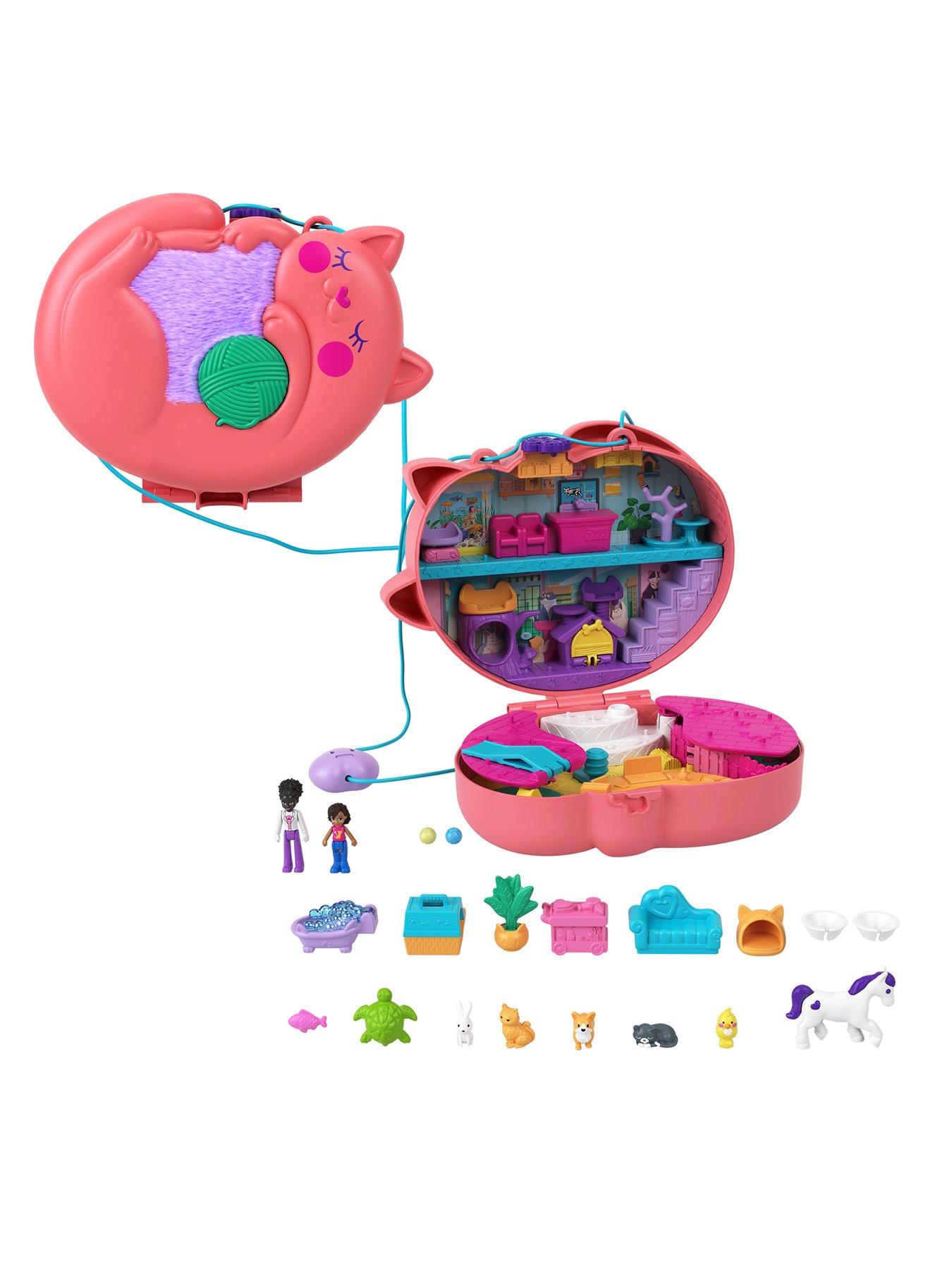Polly Pocket Mini Toys, Pinata Party Compact Playset with 2 Micro Dolls and  14 Accessories, 1 - Foods Co.