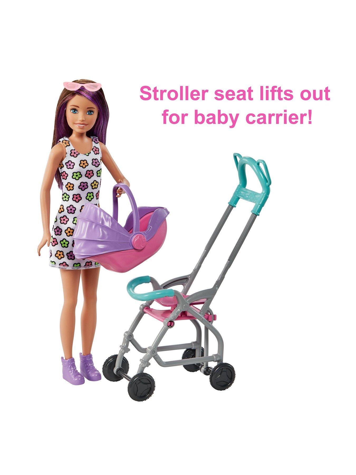 Image 3 of 7 of Barbie Skipper Babysitters Pushchair and 2 Dolls Playset