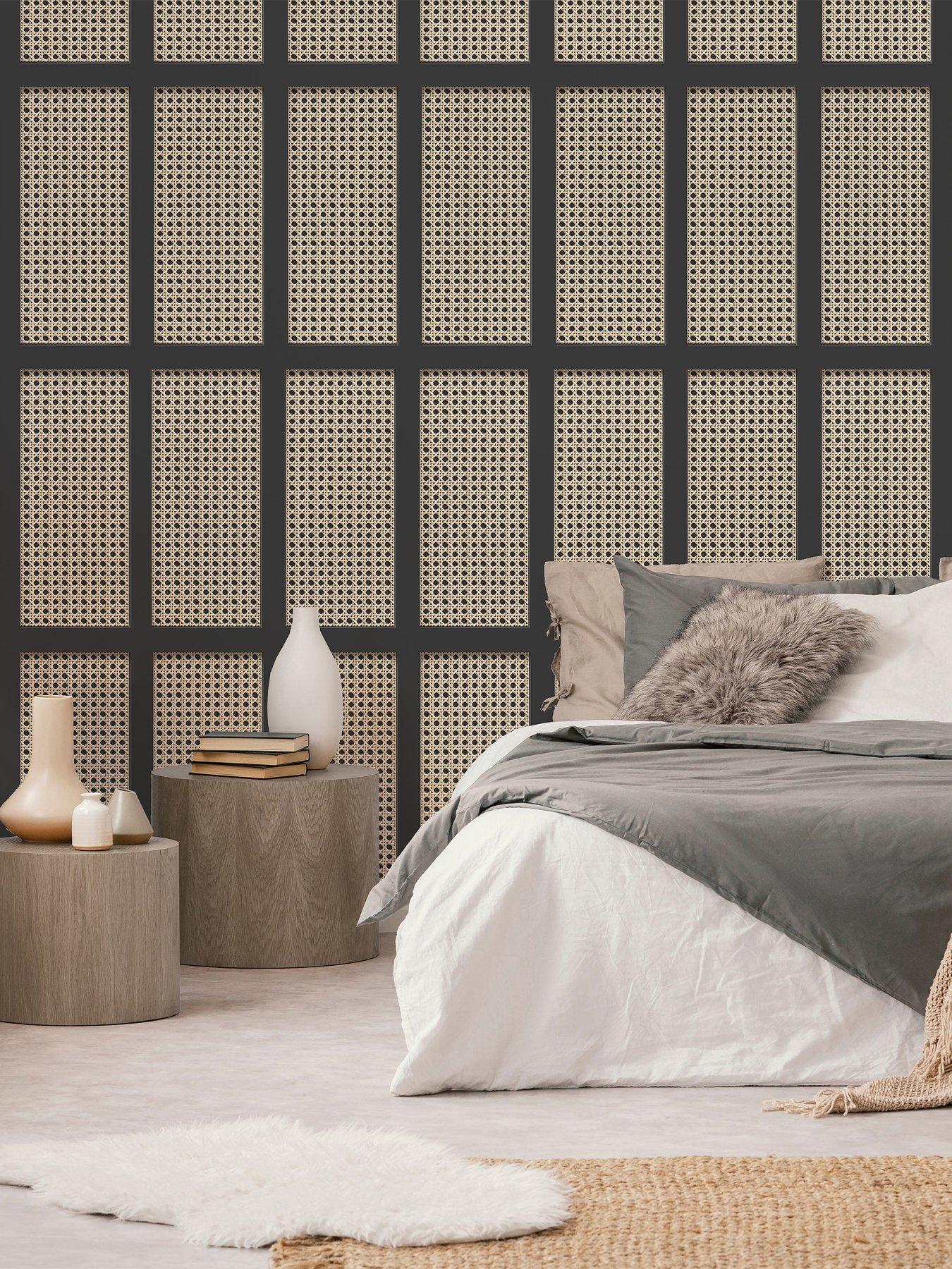 Fine Decor Cane Panel Sidewall Wallpaper