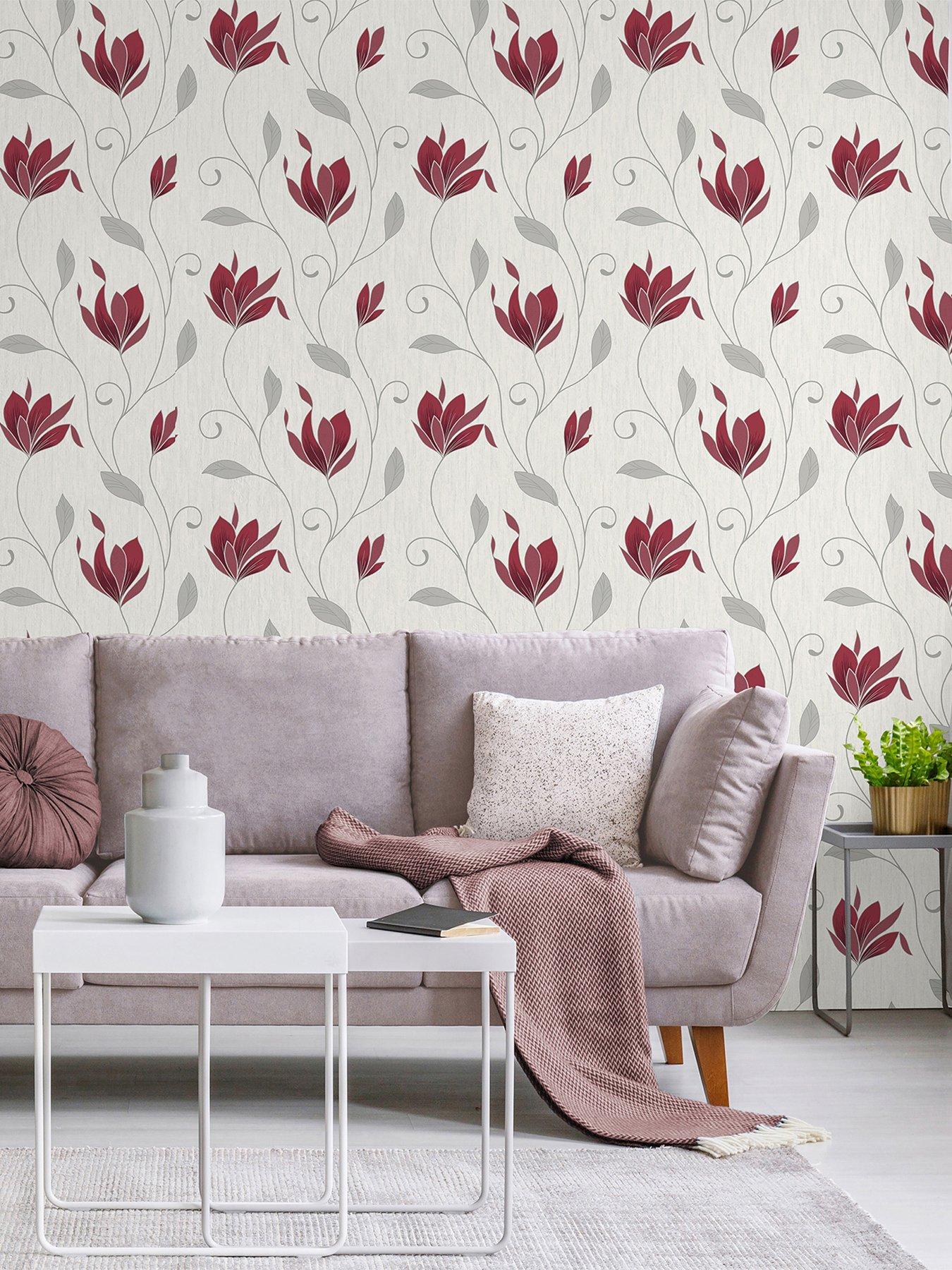 undefined Synergy Floral Sidewall Wallpaper
