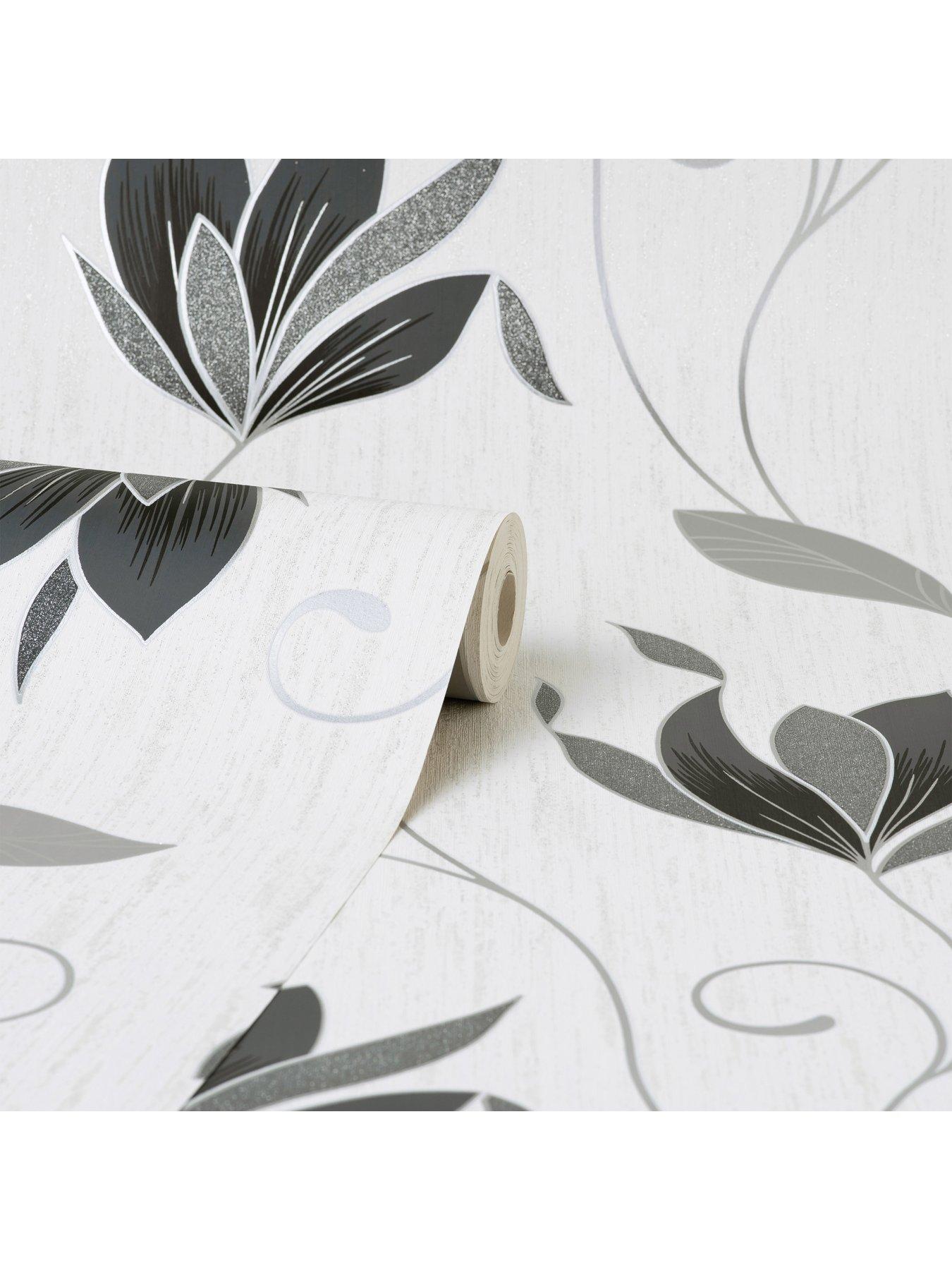 Image 2 of 5 of Crown Synergy Floral Sidewall Wallpaper