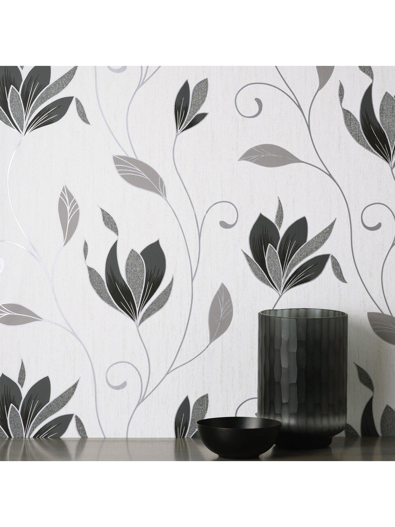 Image 3 of 5 of Crown Synergy Floral Sidewall Wallpaper