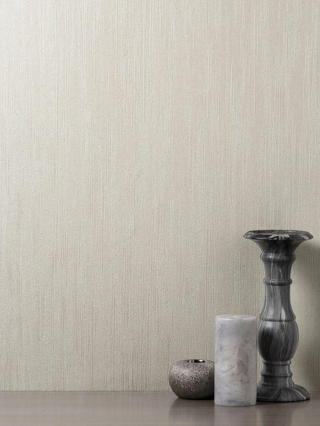 undefined Milano Crepe Plain Wallpaper - Cream