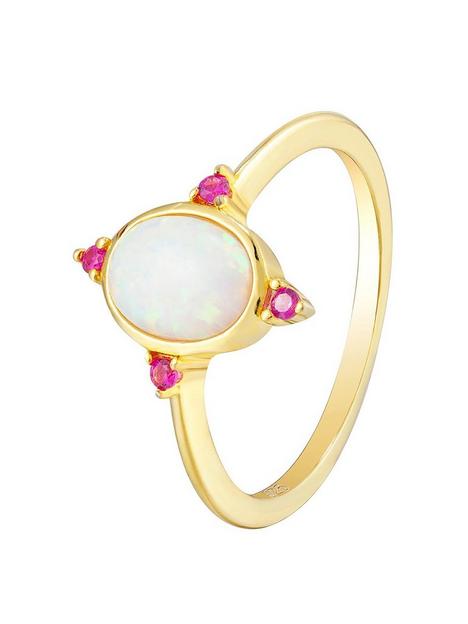 seol-gold-18ct-gold-plated-sterling-silver-opal-amp-created-ruby-ring