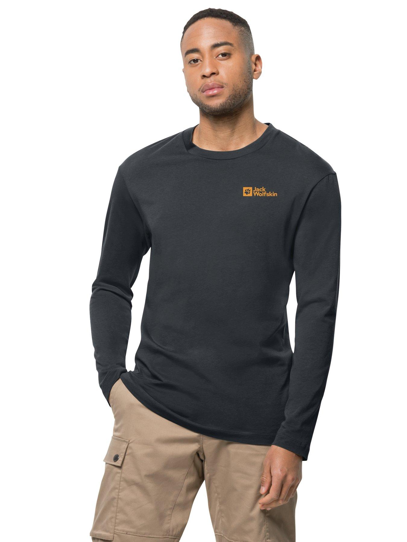 jack-wolfskin-essential-ls-t-shirt-blackfront