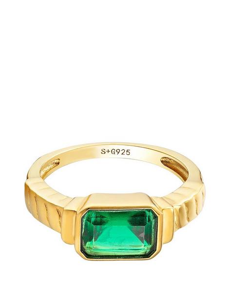 seol-gold-18ct-gold-plated-sterling-silver-emerald-cubic-zirconia-baguette-ring