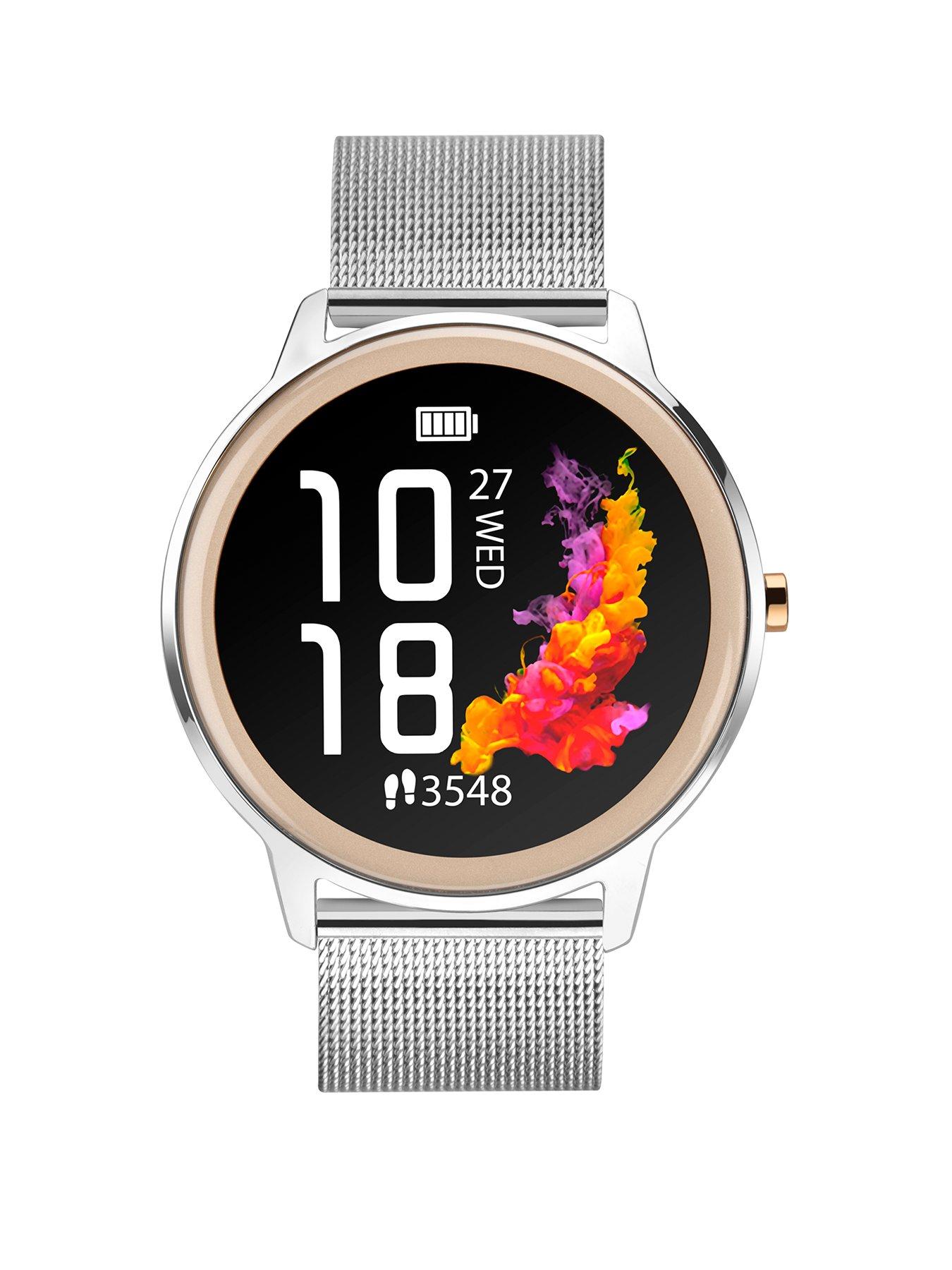 Ladies smartwatch rose on sale gold