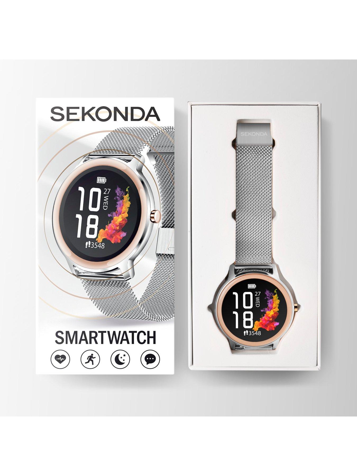 sekonda-flex-ladies-smartwatch-silverblackoutfit