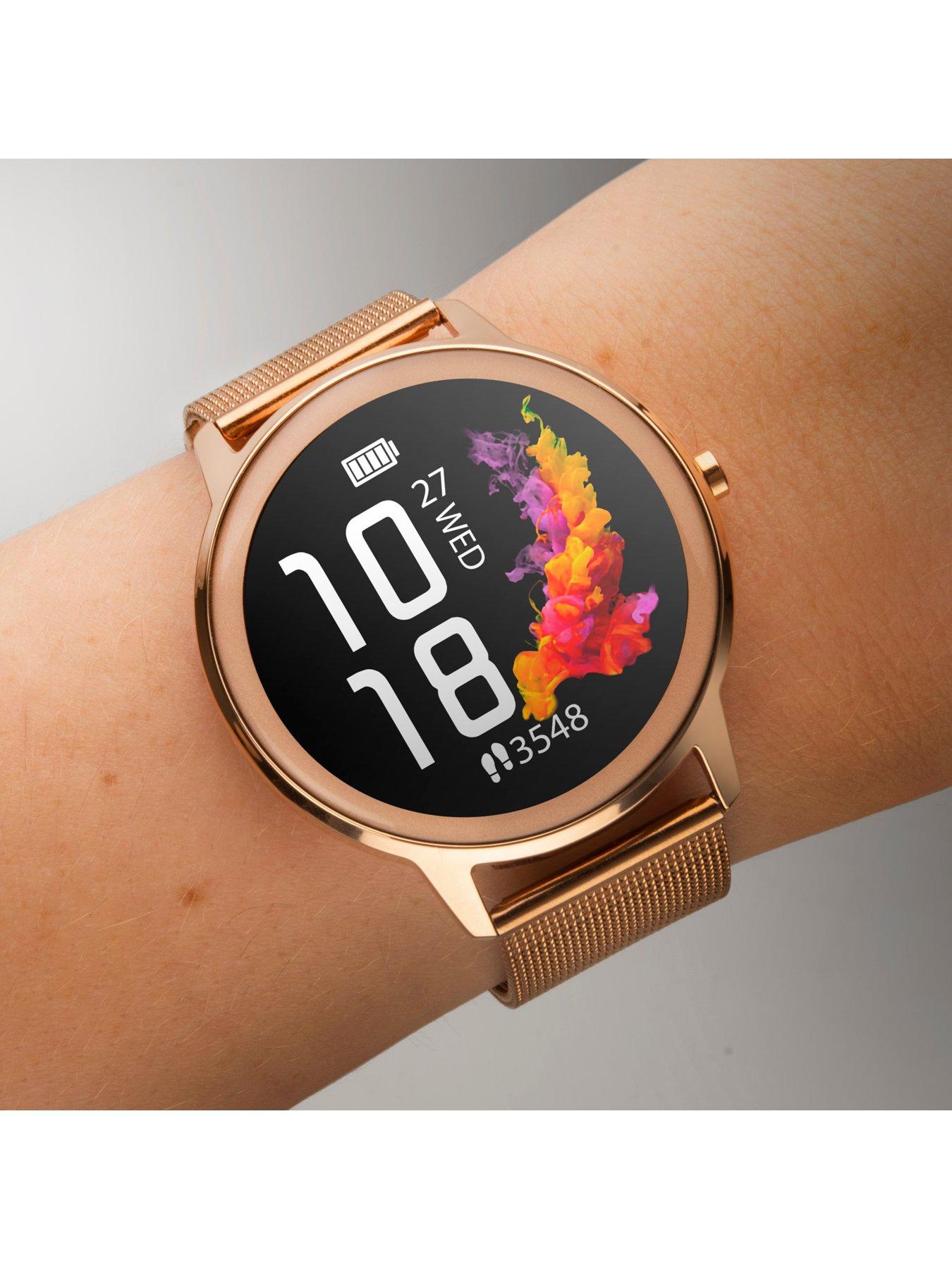 Rose gold best sale smartwatch ladies