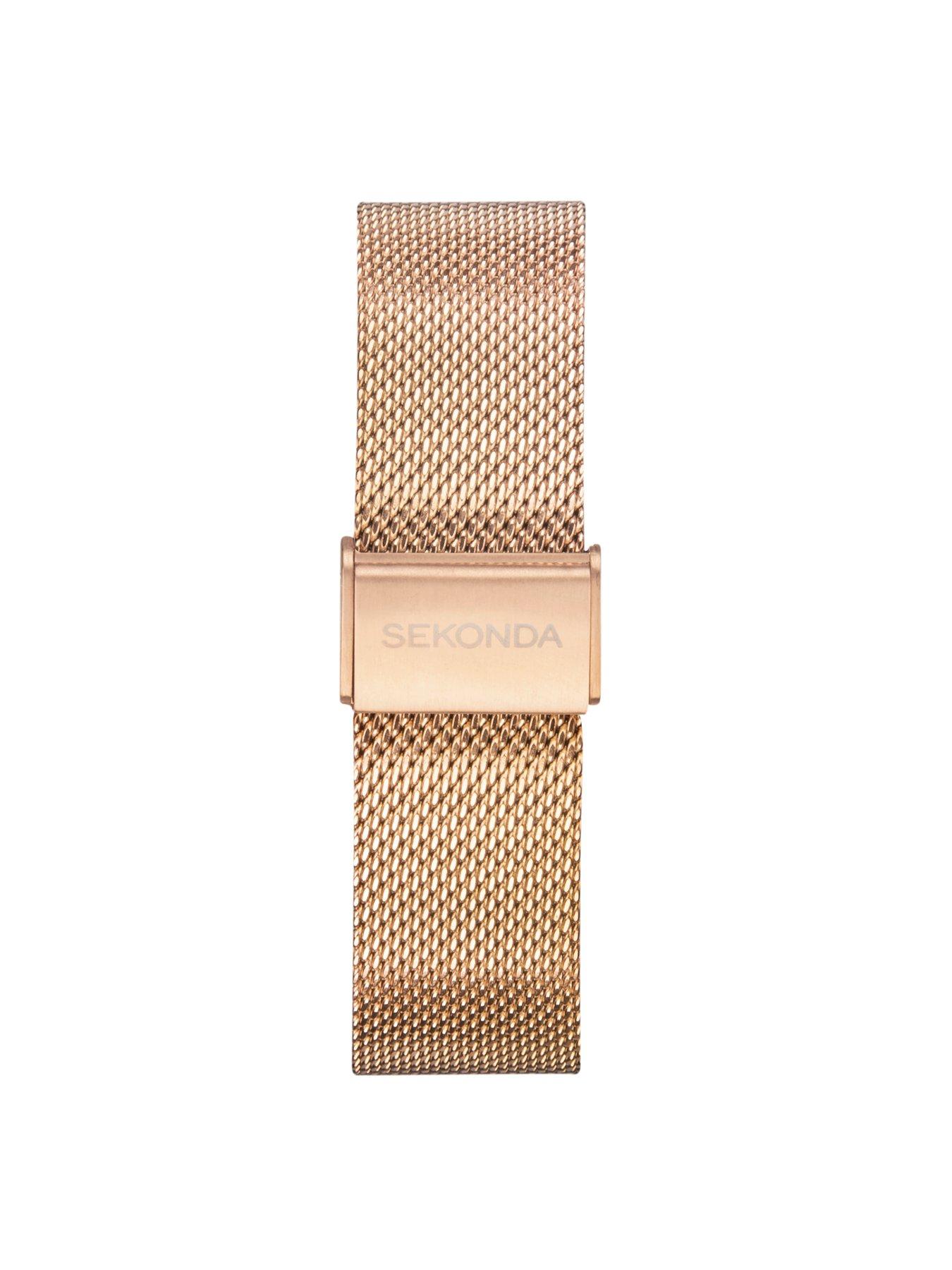 sekonda-flex-ladiesnbspsmartwatch-rose-goldblackoutfit