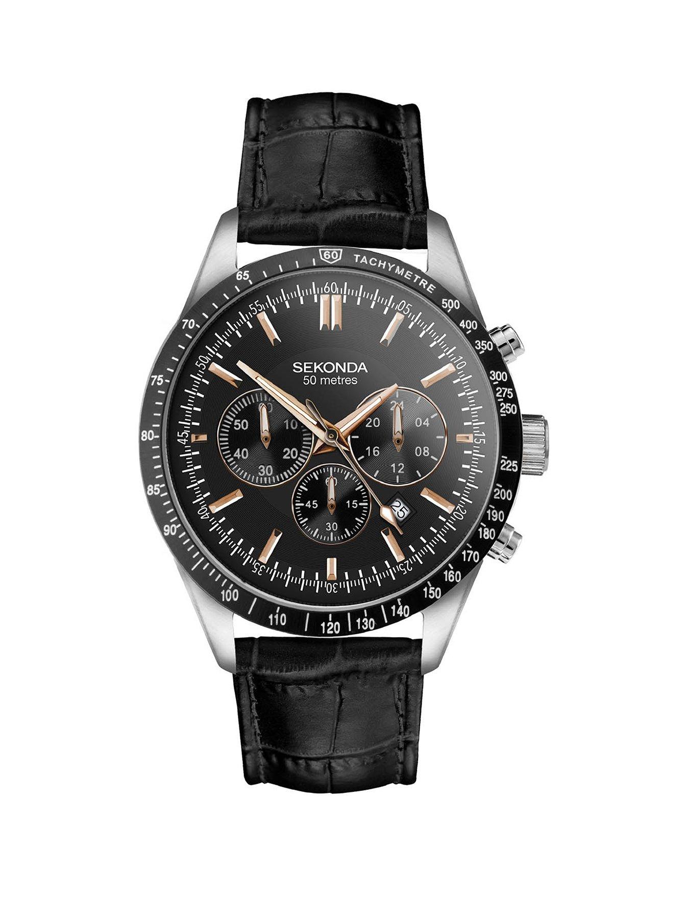 sekonda-sekonda-chronograph-leather-mens-watch