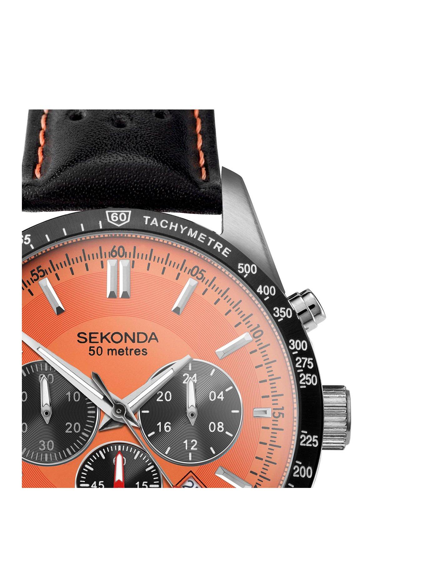 Sekonda orange outlet watch