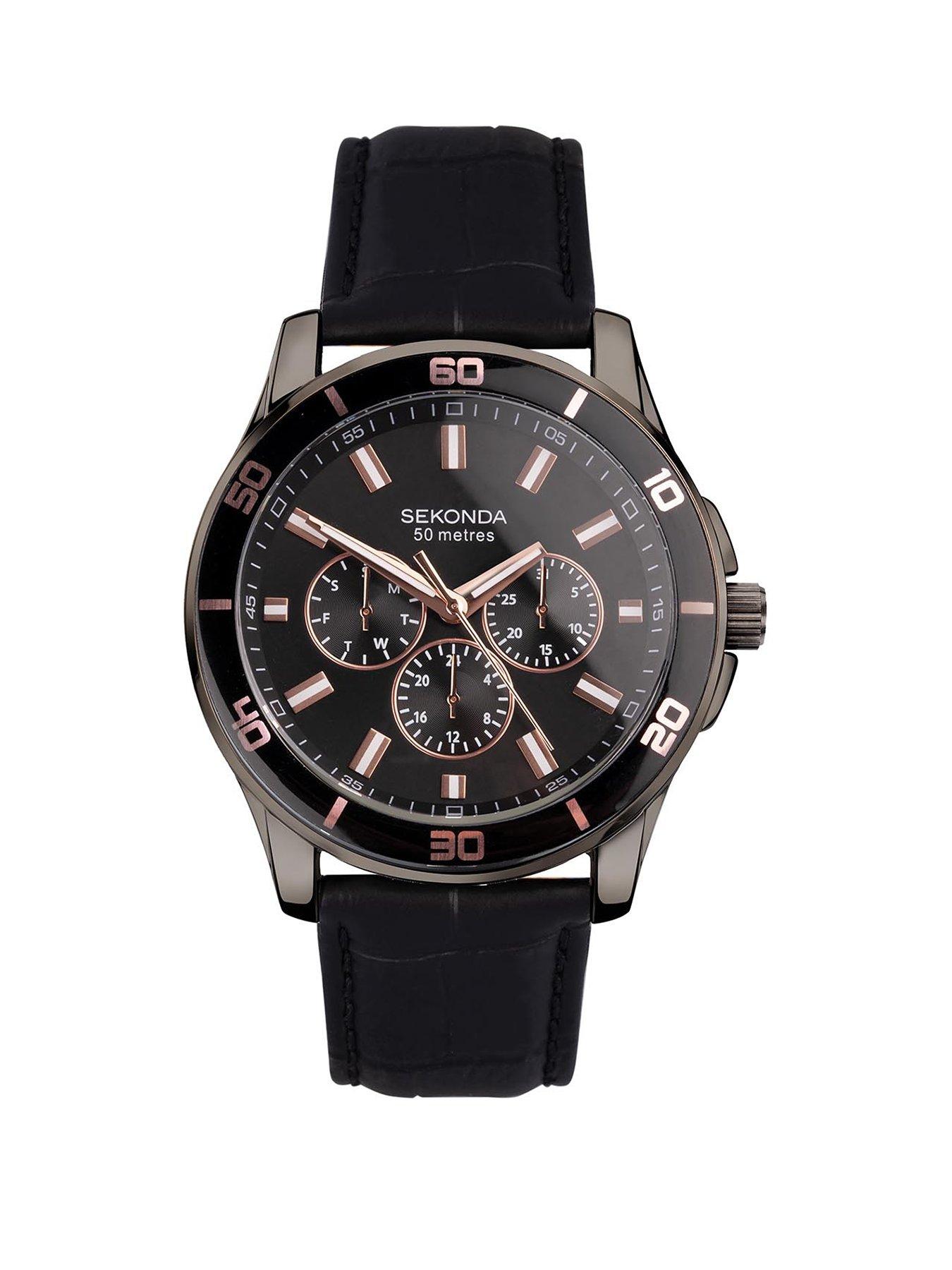 sekonda-sekonda-chronograph-leather-mens-watch