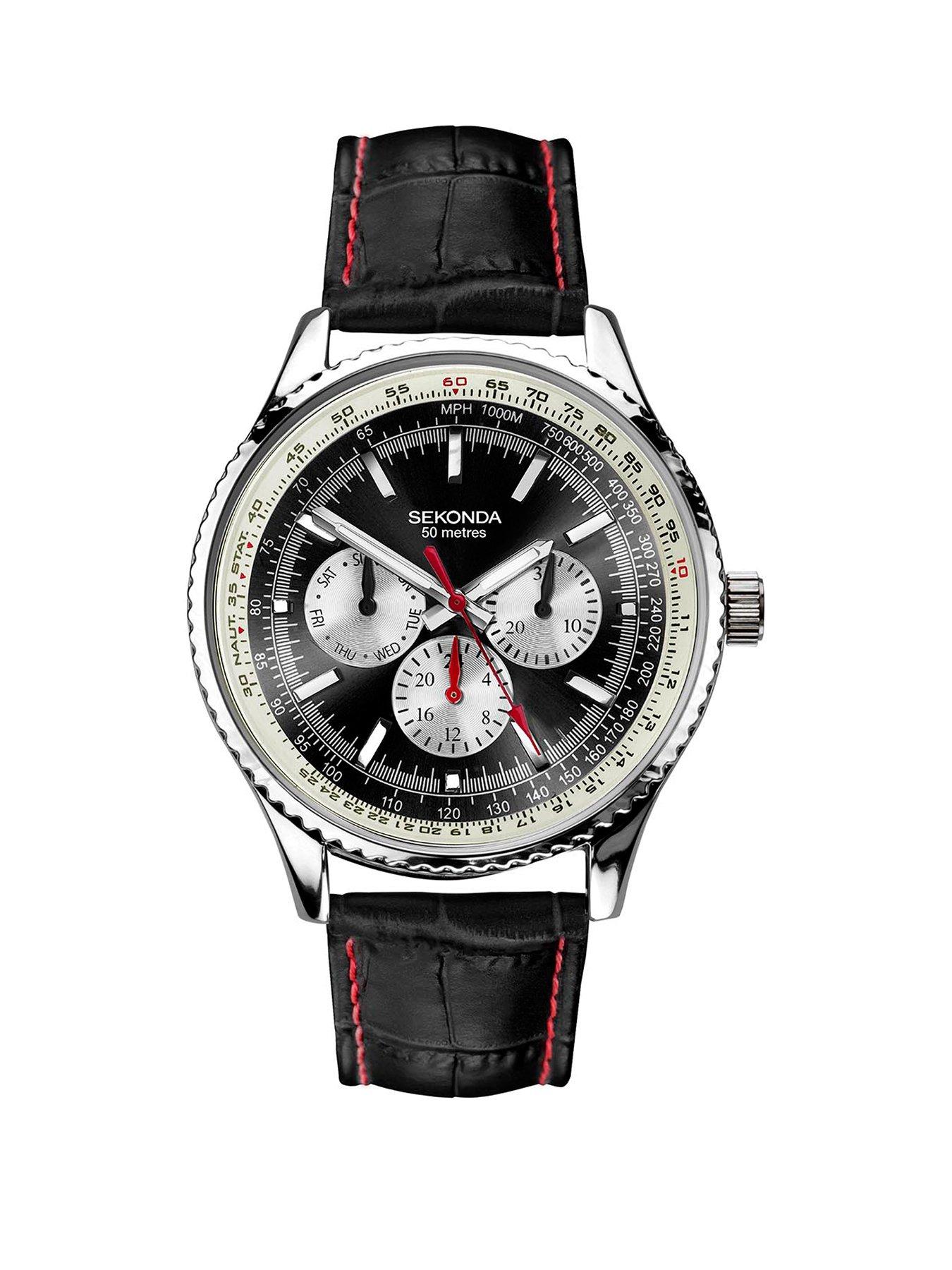 sekonda-sekonda-chronograph-leather-mens-watch