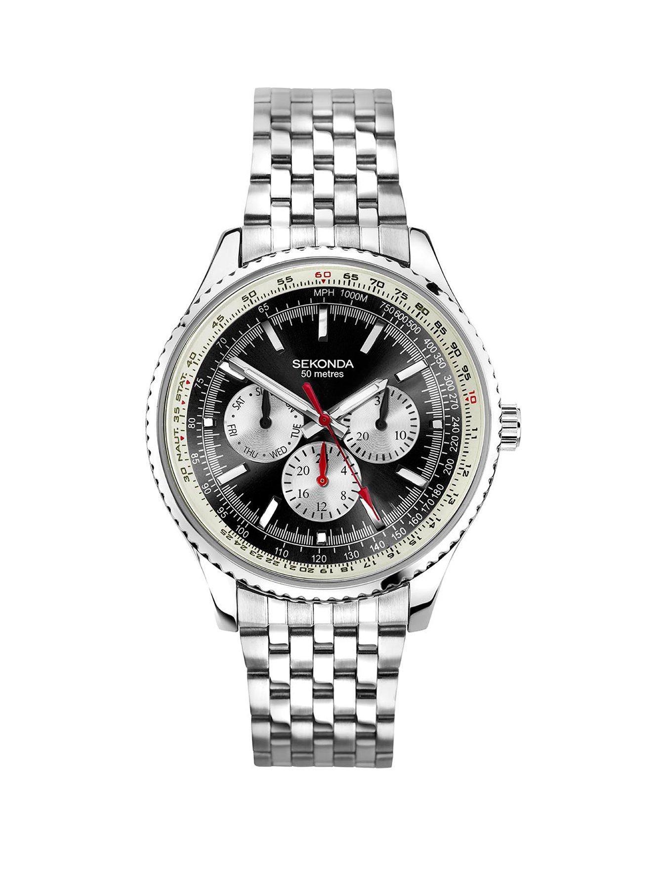 undefined Sekonda Chronograph Stainless Steel Mens Watch