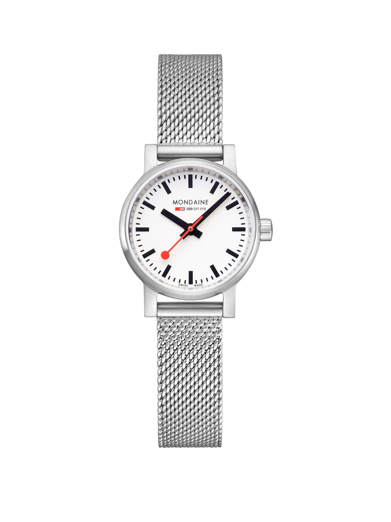 Mondaine Evo2 26 Mm Stainless Steel Ladies Watch