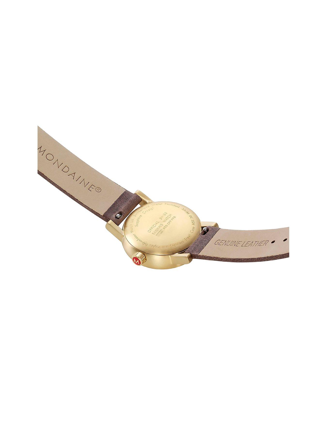 mondaine-evo2-gold-30-mm-genuine-leather-ladies-watchstillFront