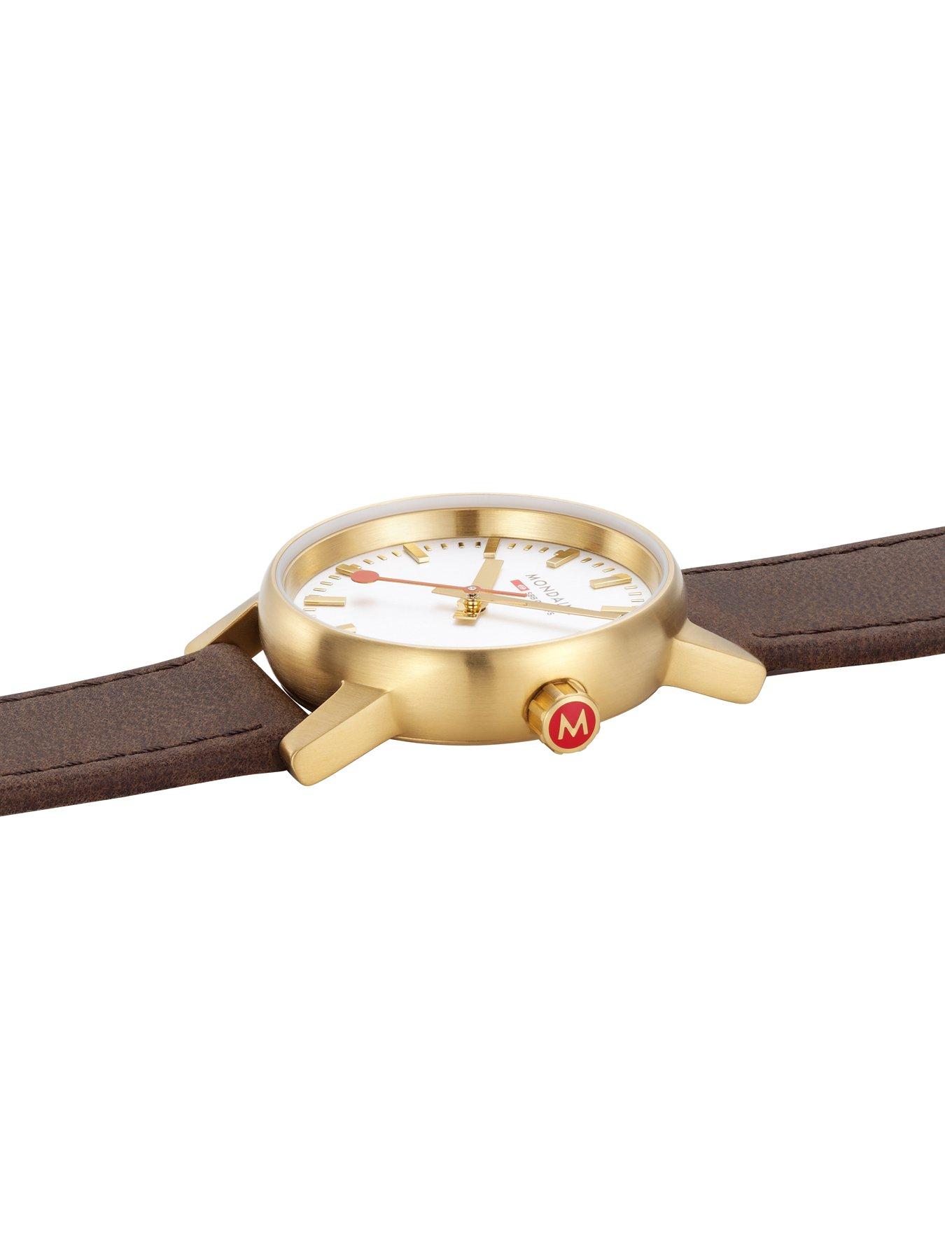 mondaine-evo2-gold-30-mm-genuine-leather-ladies-watchdetail