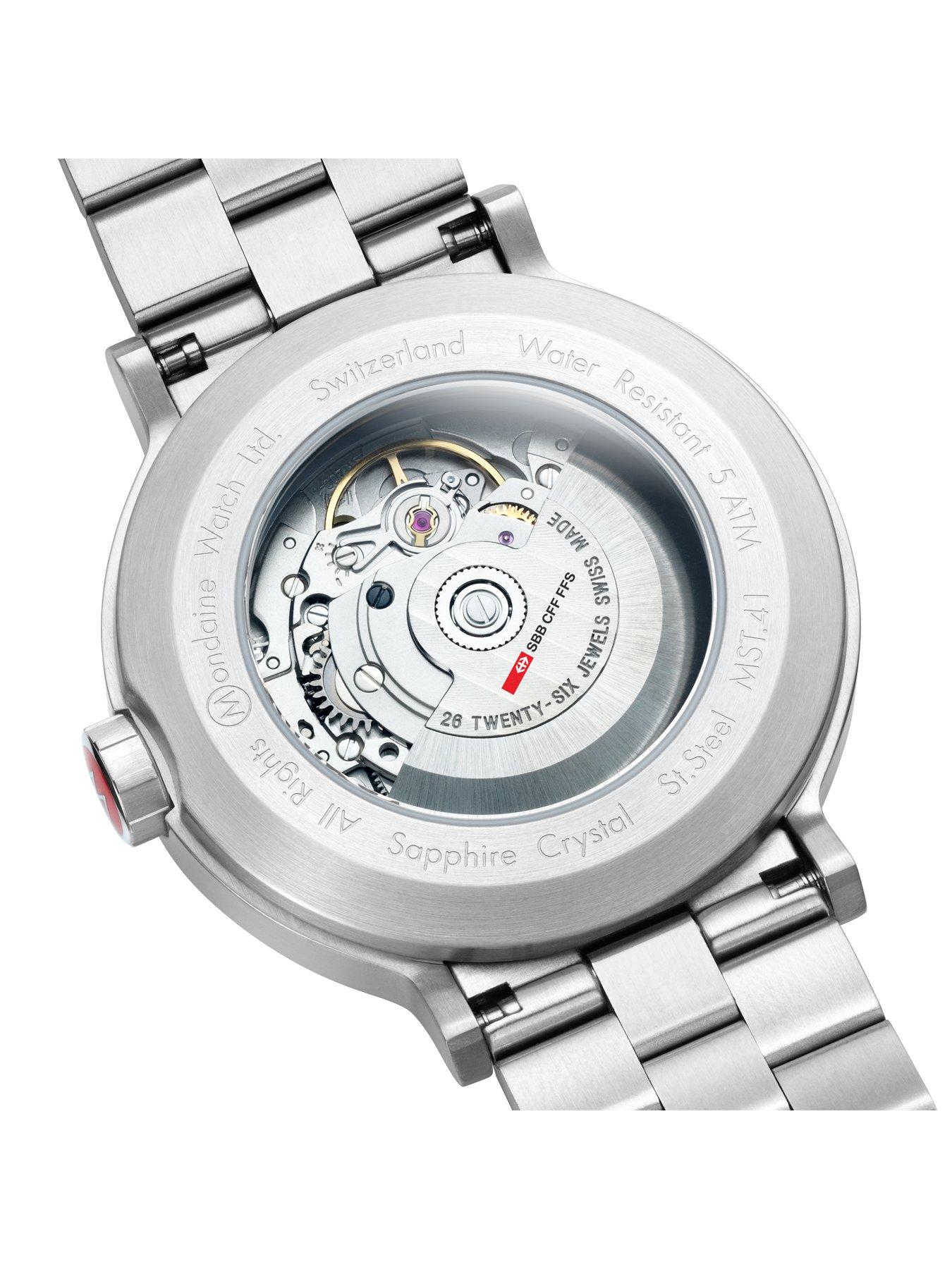 Image 2 of 7 of Mondaine Original Automatic - Backlight Stainless Steel Mens Watch