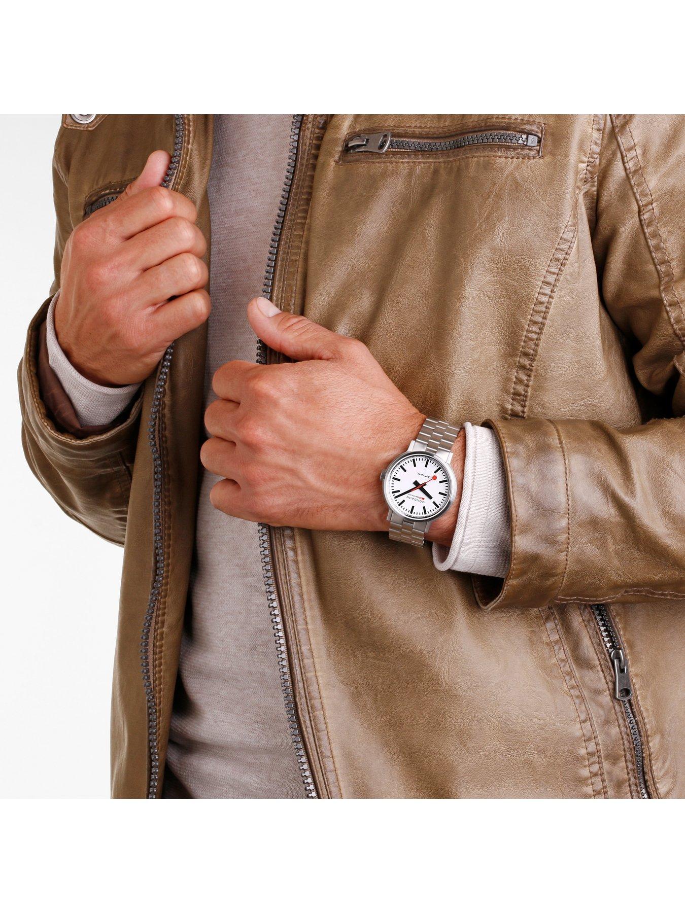 Image 5 of 7 of Mondaine Original Automatic - Backlight Stainless Steel Mens Watch