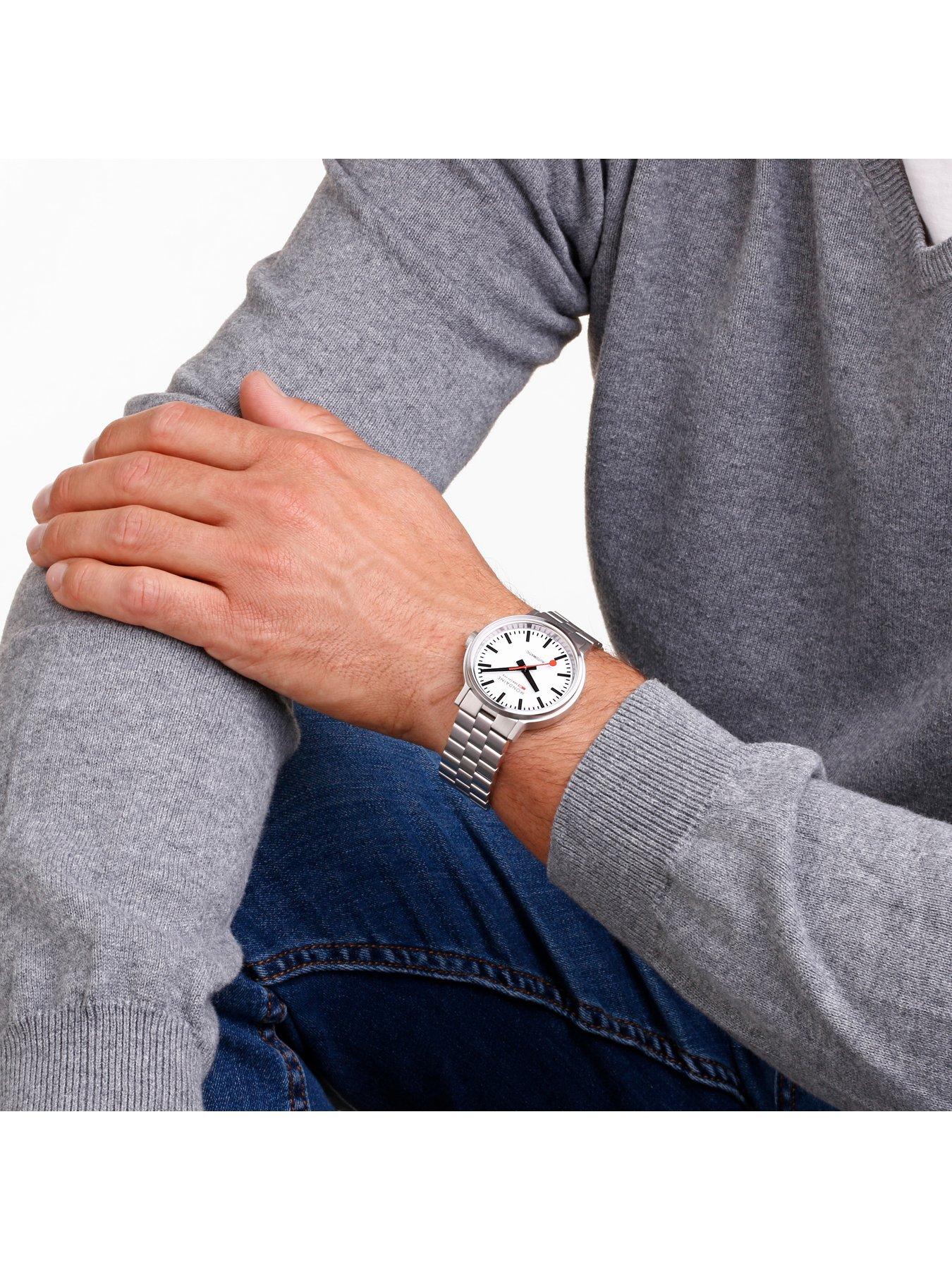 Image 6 of 7 of Mondaine Original Automatic - Backlight Stainless Steel Mens Watch