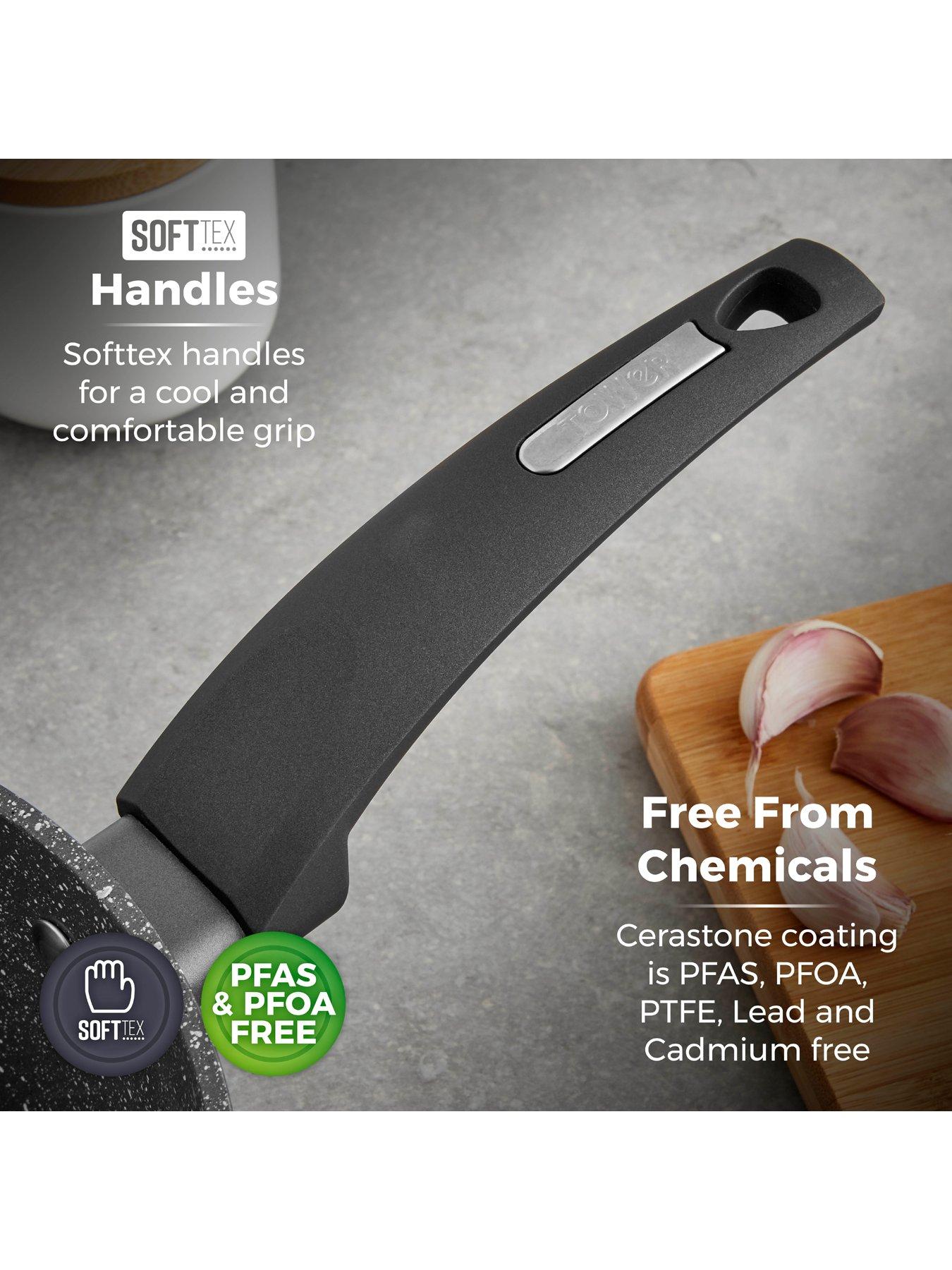 Image 6 of 7 of Tower Cerastone Forged 3 Piece Saucepan -&nbsp;Graphite