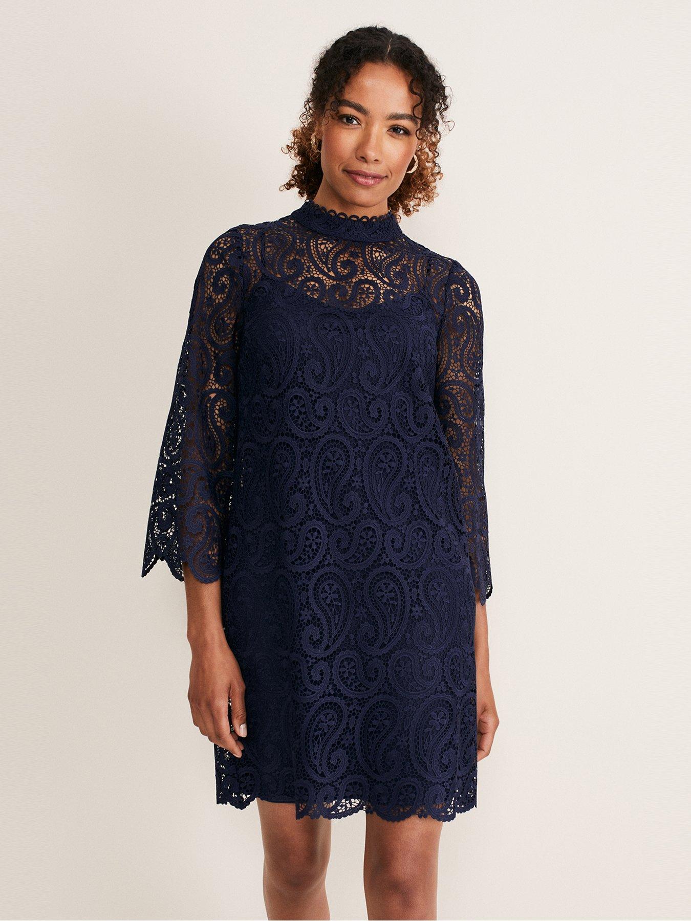 Phase eight navy clearance dress