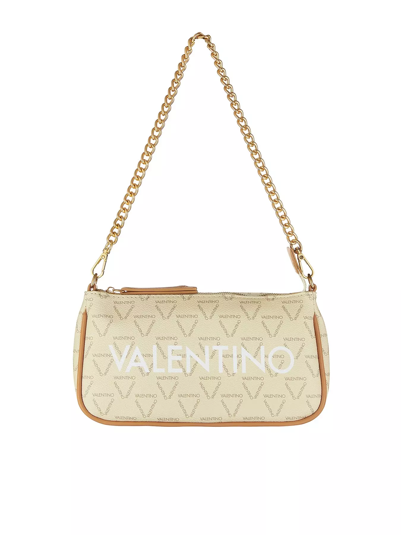 Liuto logo shoulder bag in cipria multi