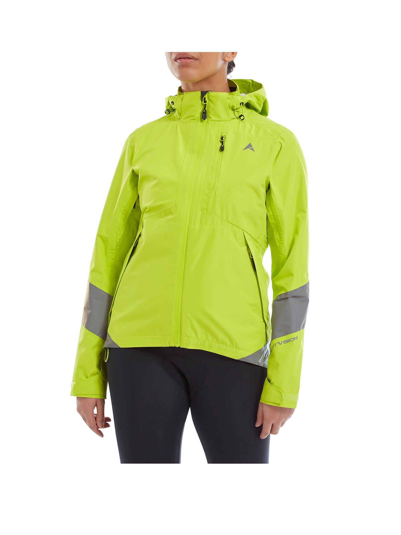 Nightvision Typhoon Womens Cycling Jacket Lime