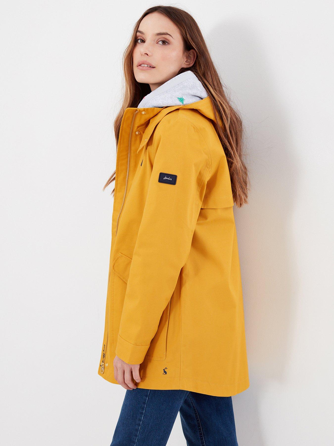 Yellow cheap raincoat joules