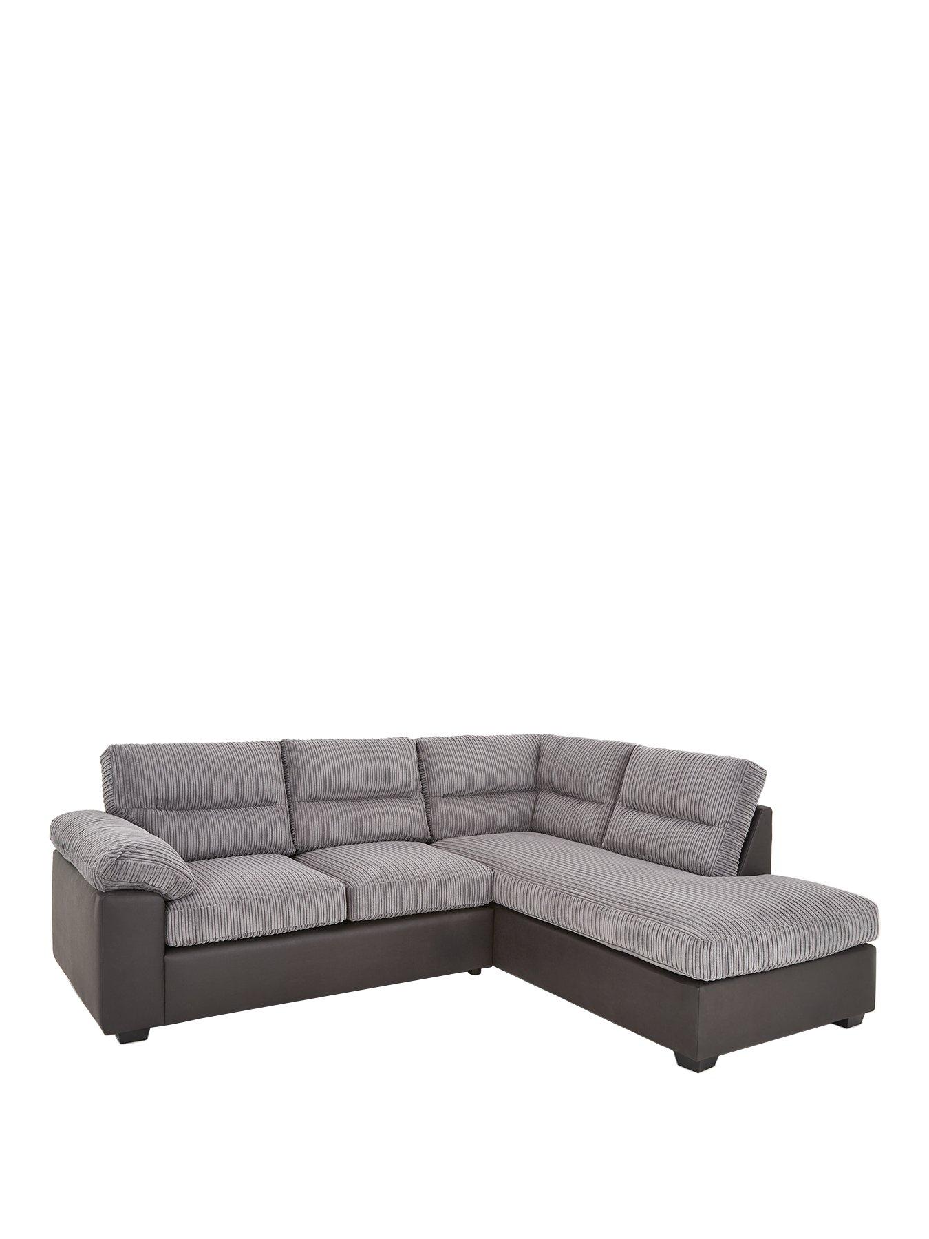 very-home-armstrongnbspcorner-group-sofa-greystillFront