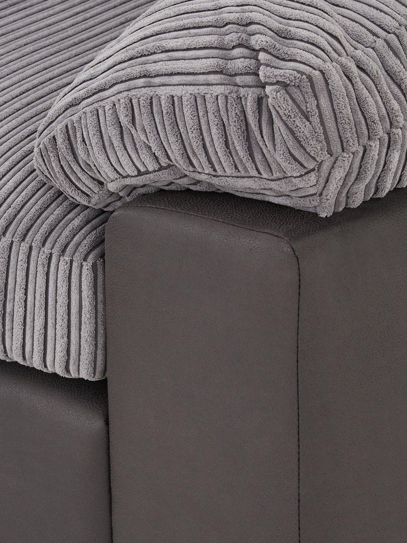 very-home-armstrongnbspcorner-group-sofa-greydetail