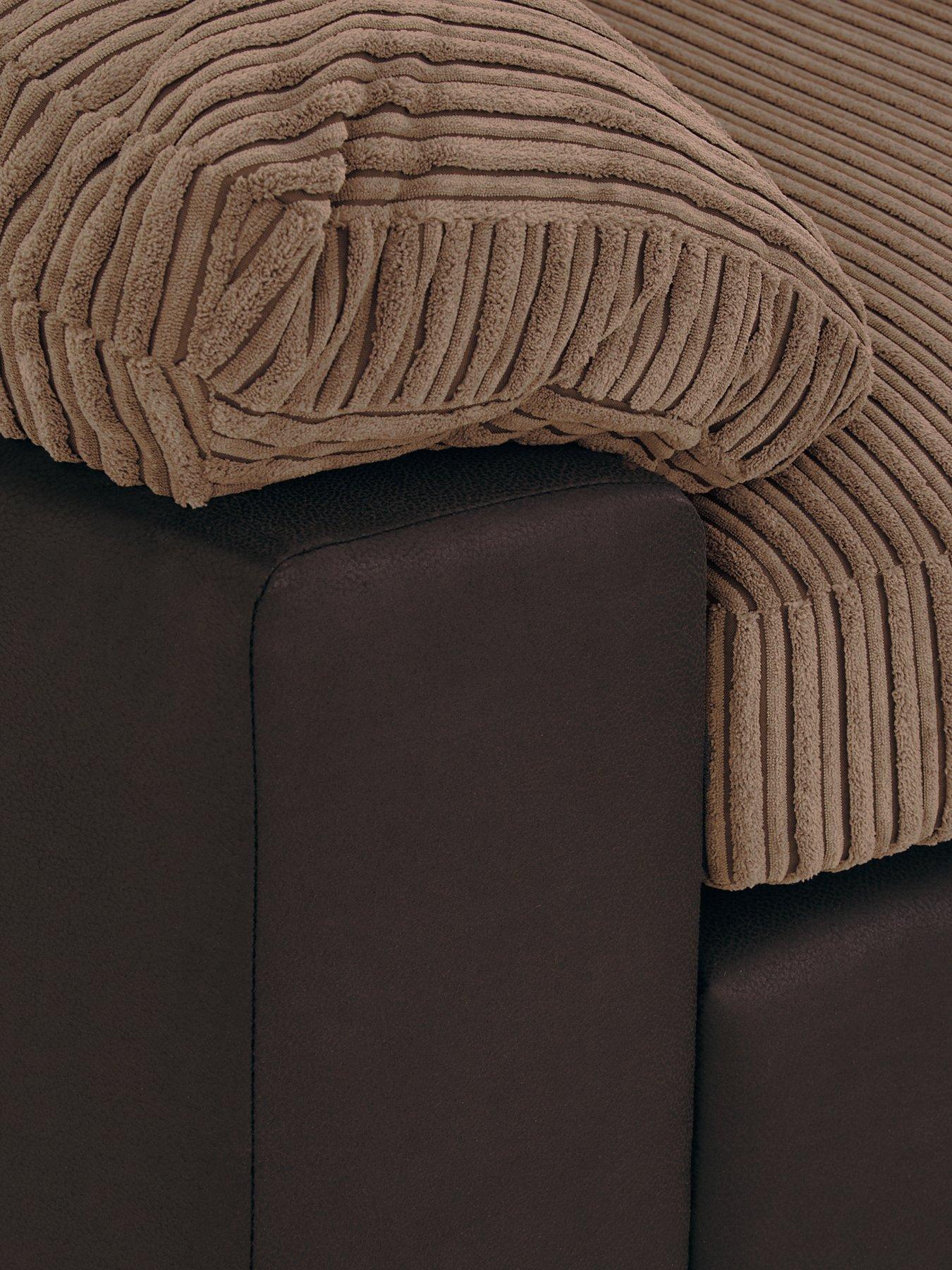 very-home-armstrong-left-hand-corner-group-sofa-browndetail