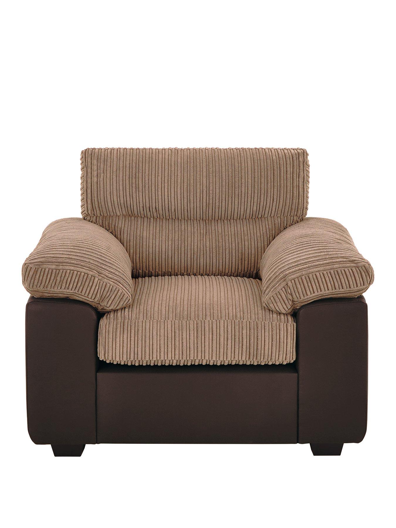 Image 2 of 6 of The Very Collection Armstrong&nbsp;Armchair&nbsp;- Brown