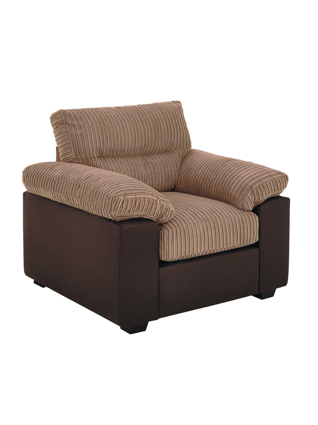 Image 3 of 6 of The Very Collection Armstrong&nbsp;Armchair&nbsp;- Brown