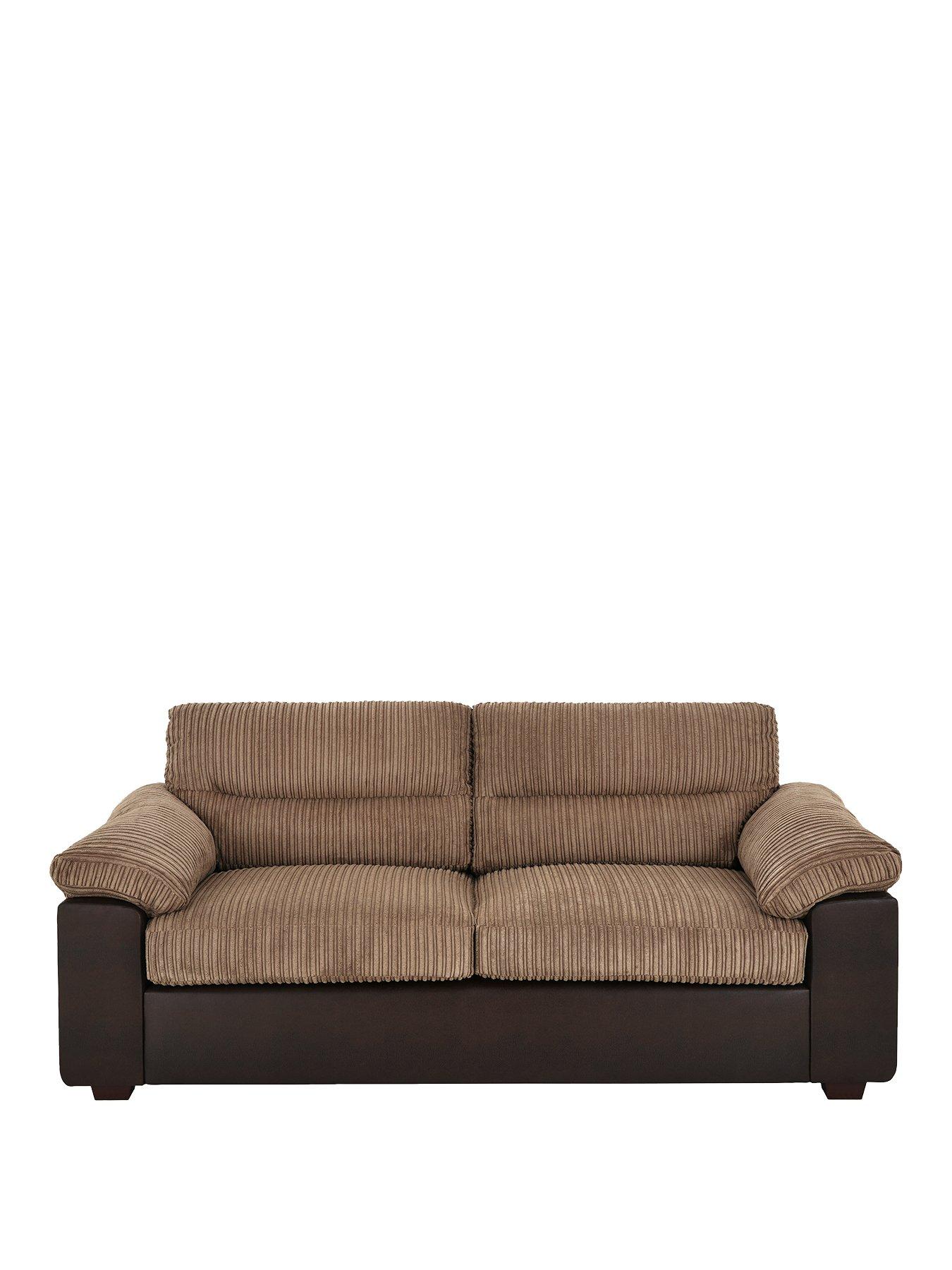 very-home-armstrong-3-seater-sofa-brownstillFront