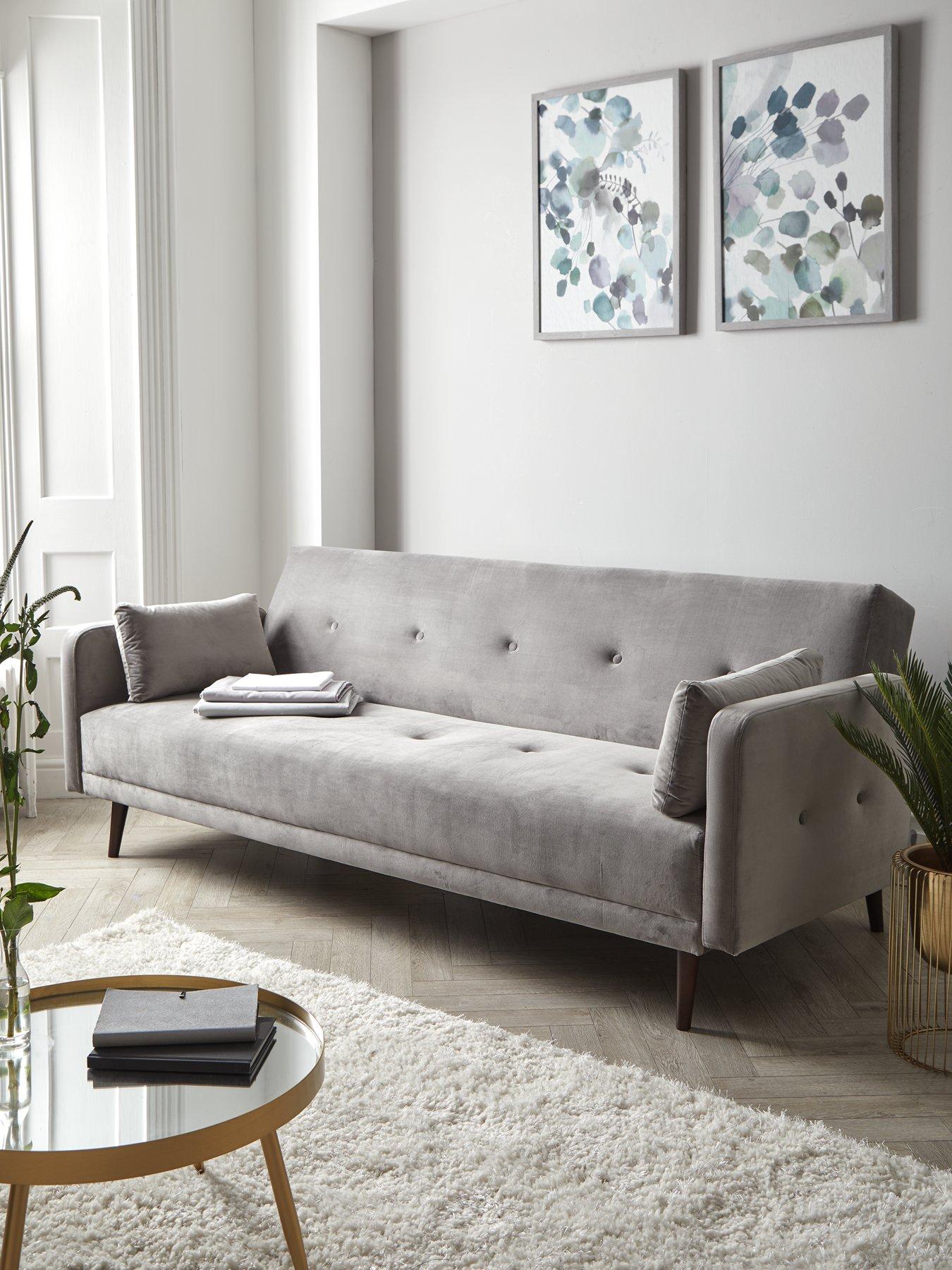 very-home-cadiz-velvet-sofa-bed-greynbsp--fscreg-certifiedfront