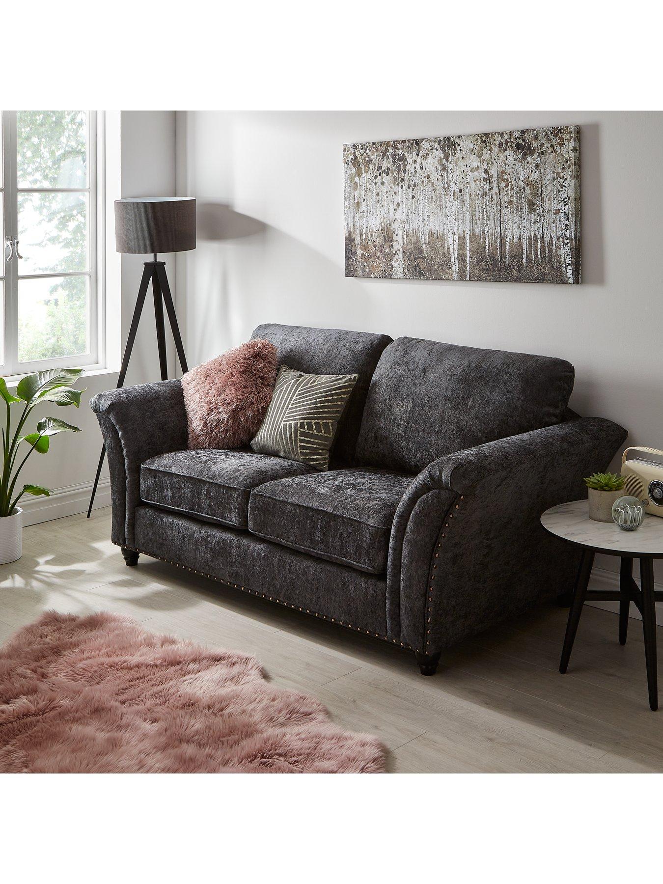 very-home-ariel-3-seater-fabric-sofa-charcoal-fsc-certifiedfront