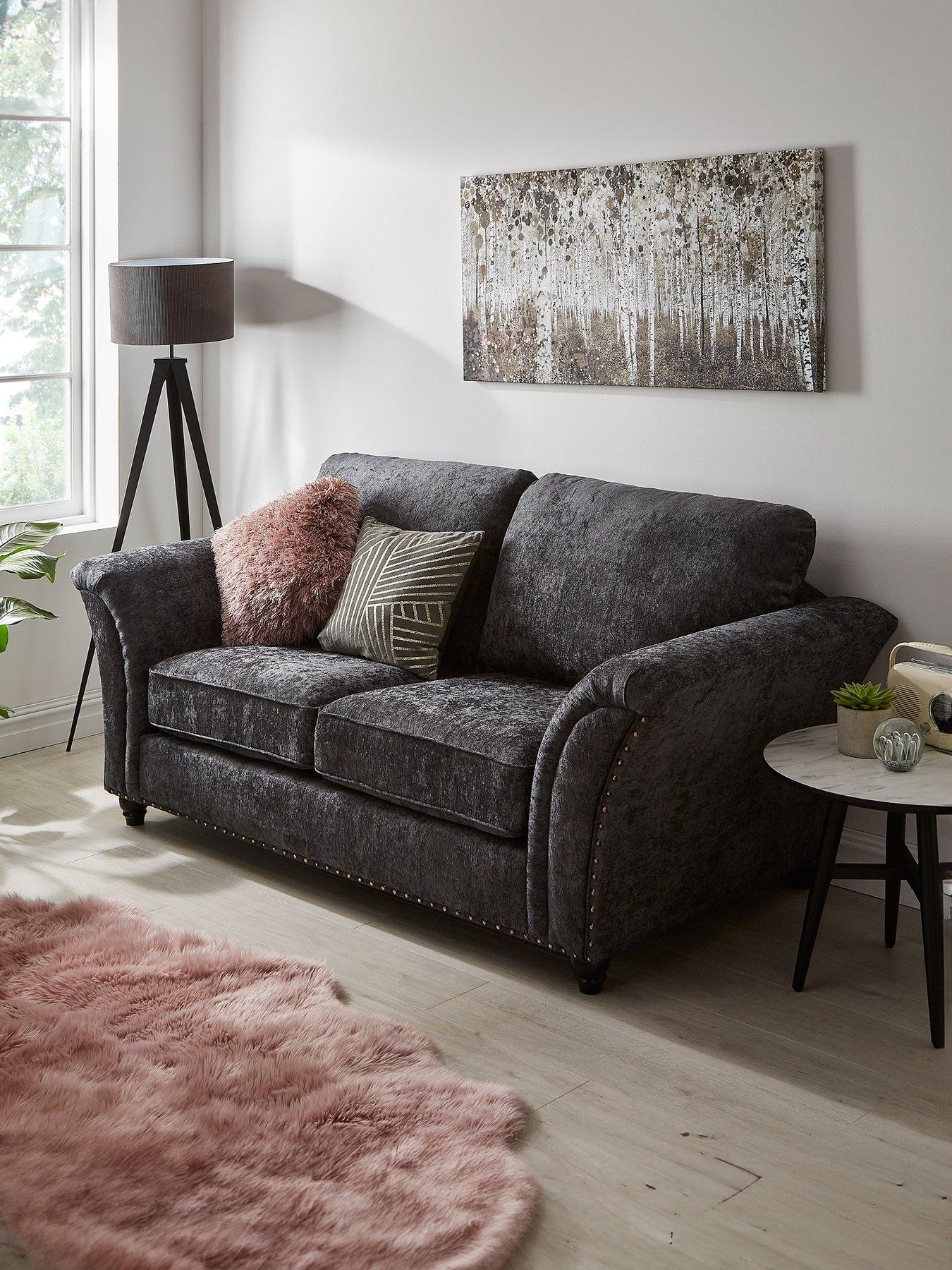 very-home-ariel-2-seater-fabric-sofa-charcoal--nbspfsc-certifiedfront