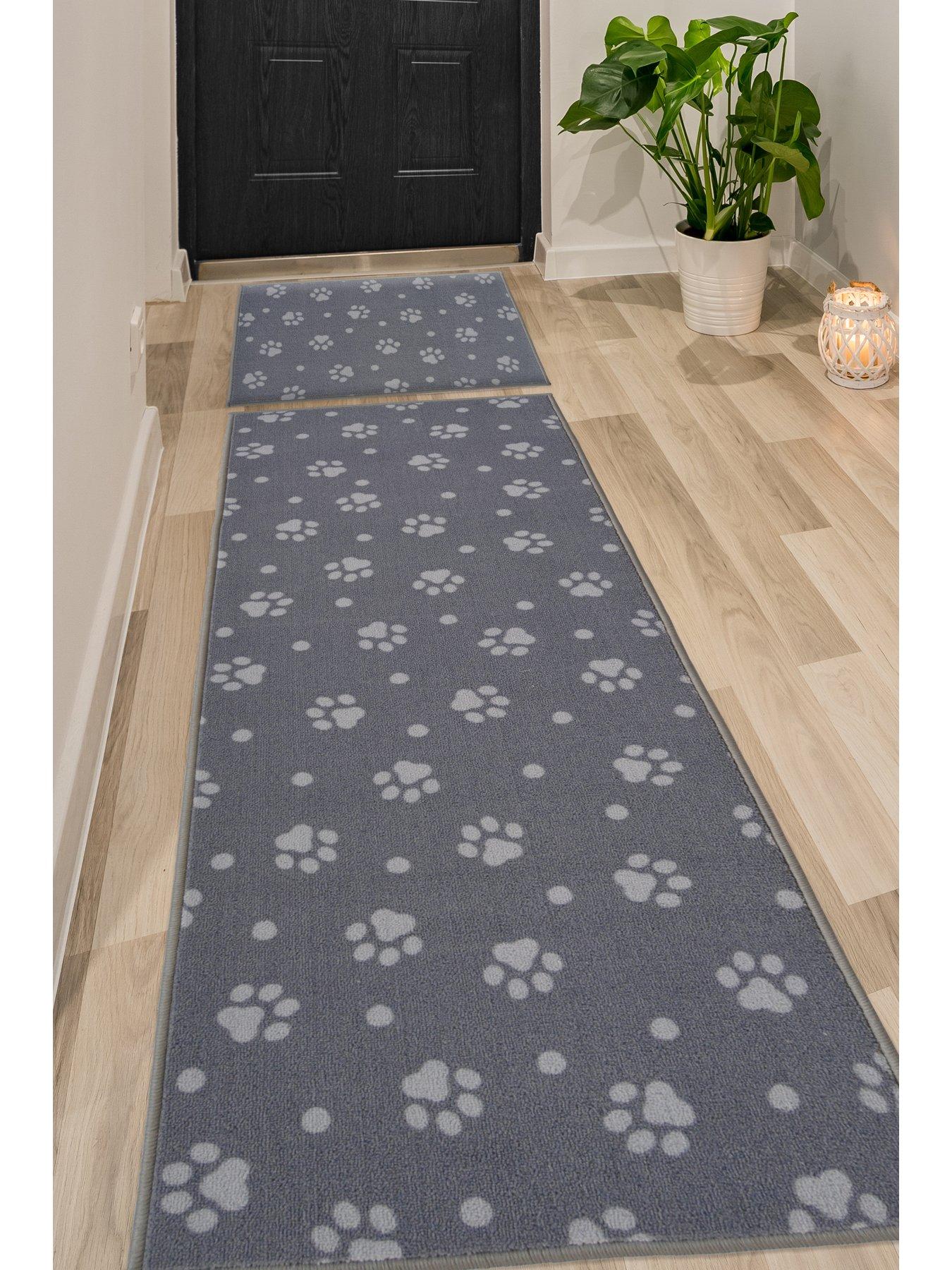 Image 2 of 5 of Paw Print Doormat &amp; Runner Set