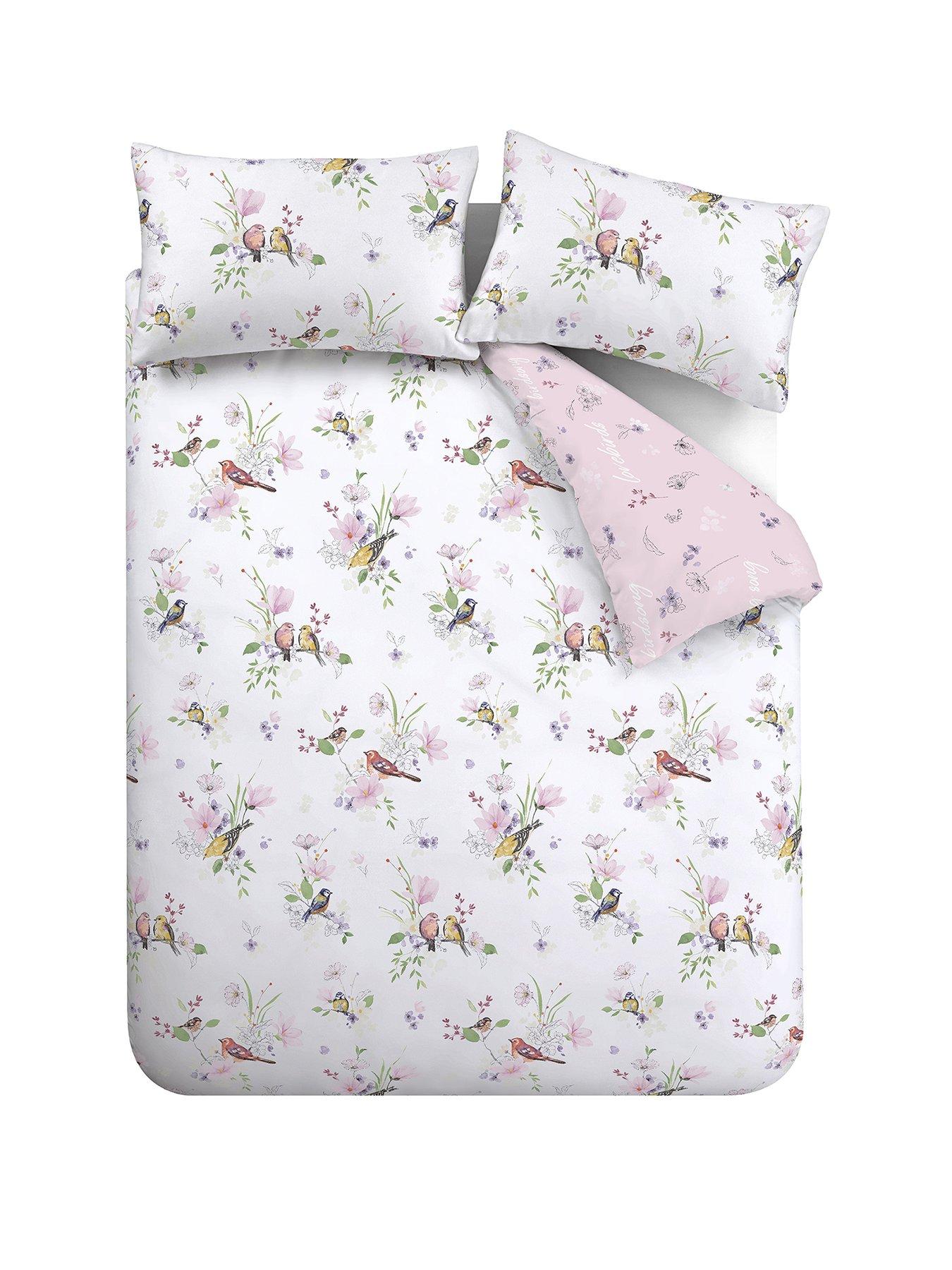 catherine-lansfield-songbird-duvet-cover-set-pinkstillFront