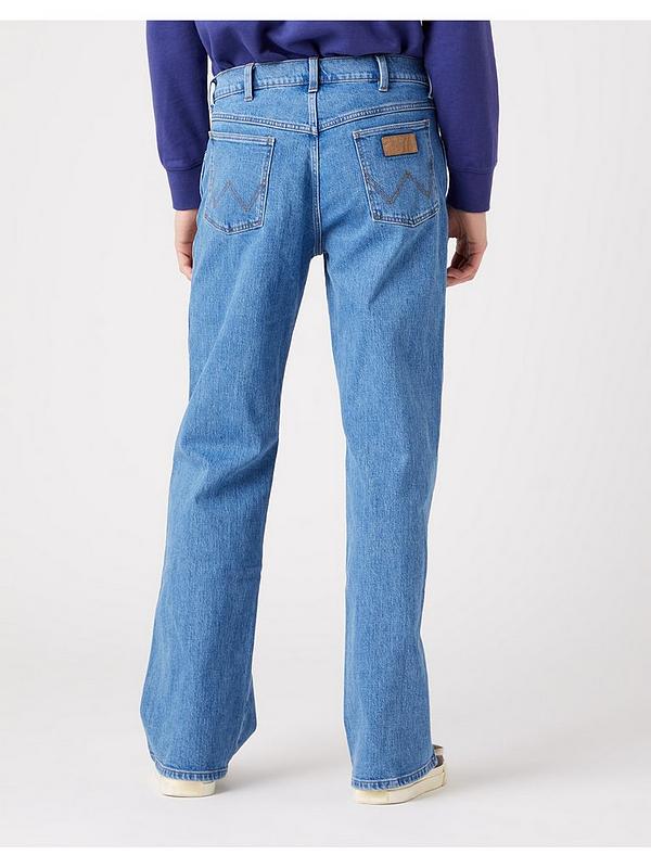 Wrangler Fox Slim Fit Bootcut Jeans - Blue | Very Ireland
