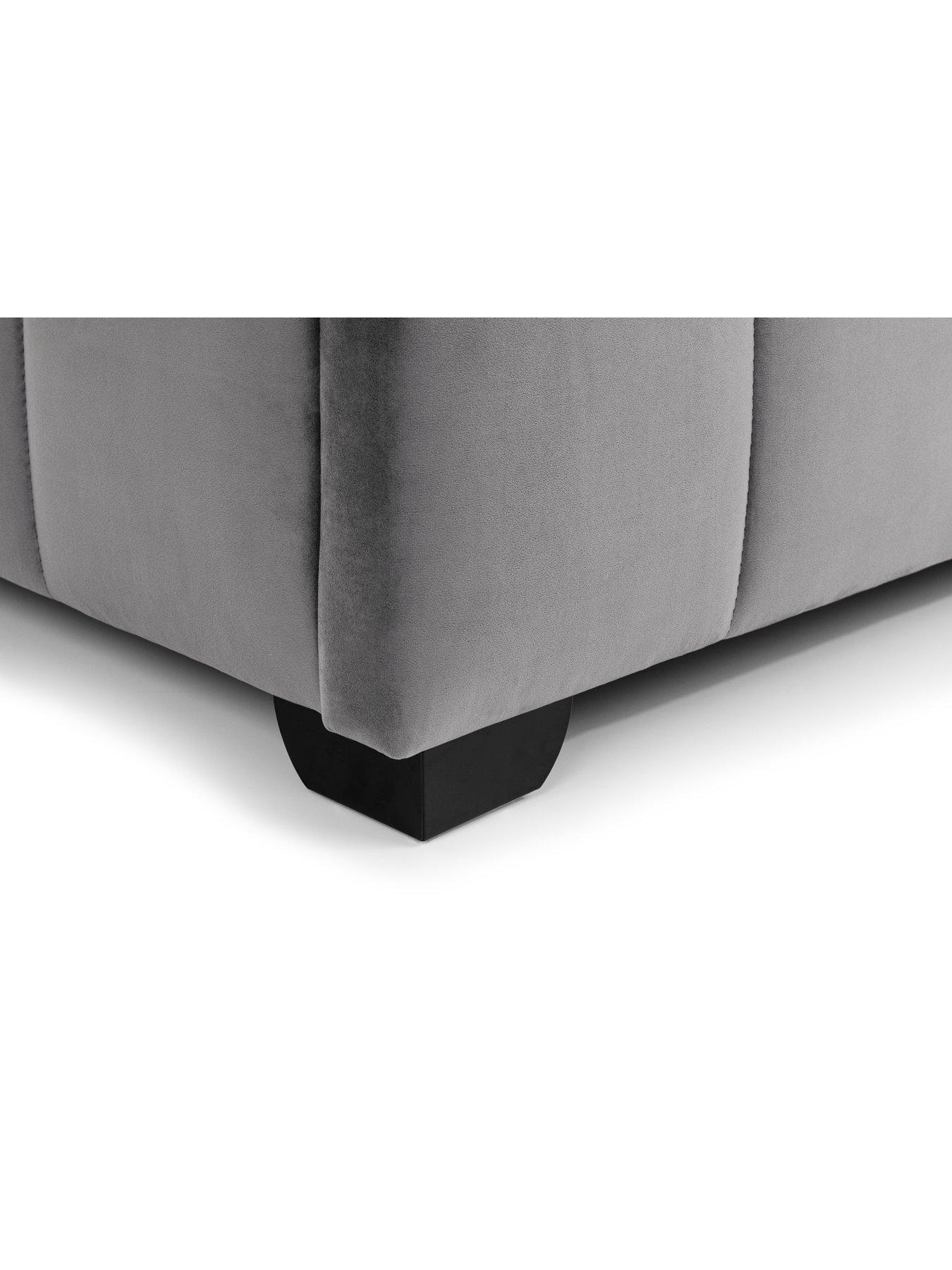 Image 5 of 6 of Julian Bowen Gatsby&nbsp;Fabric&nbsp;Bed - Grey