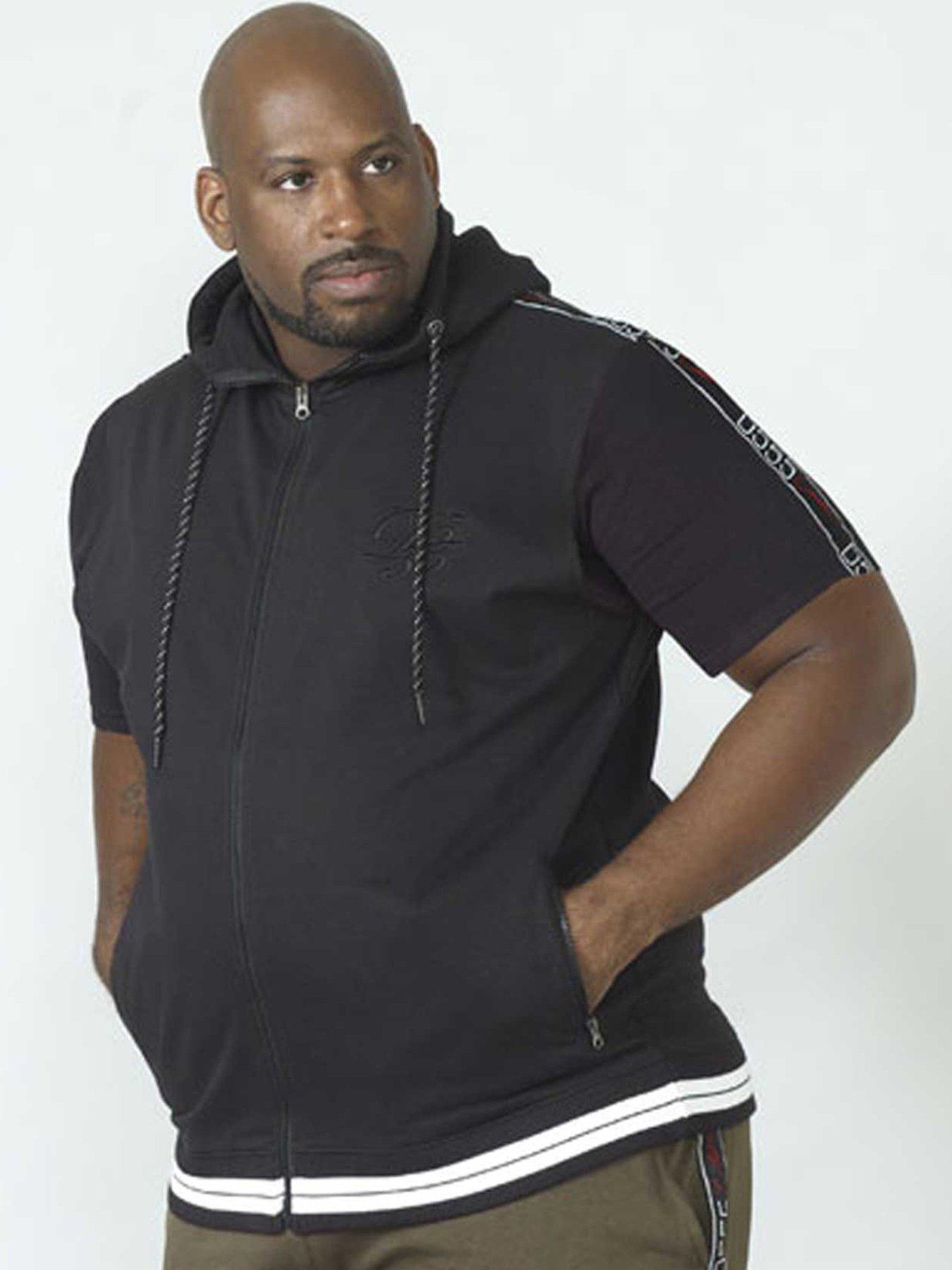 d555-couture-sleeveless-hoodie-with-taping-detail-and-embroidery-black