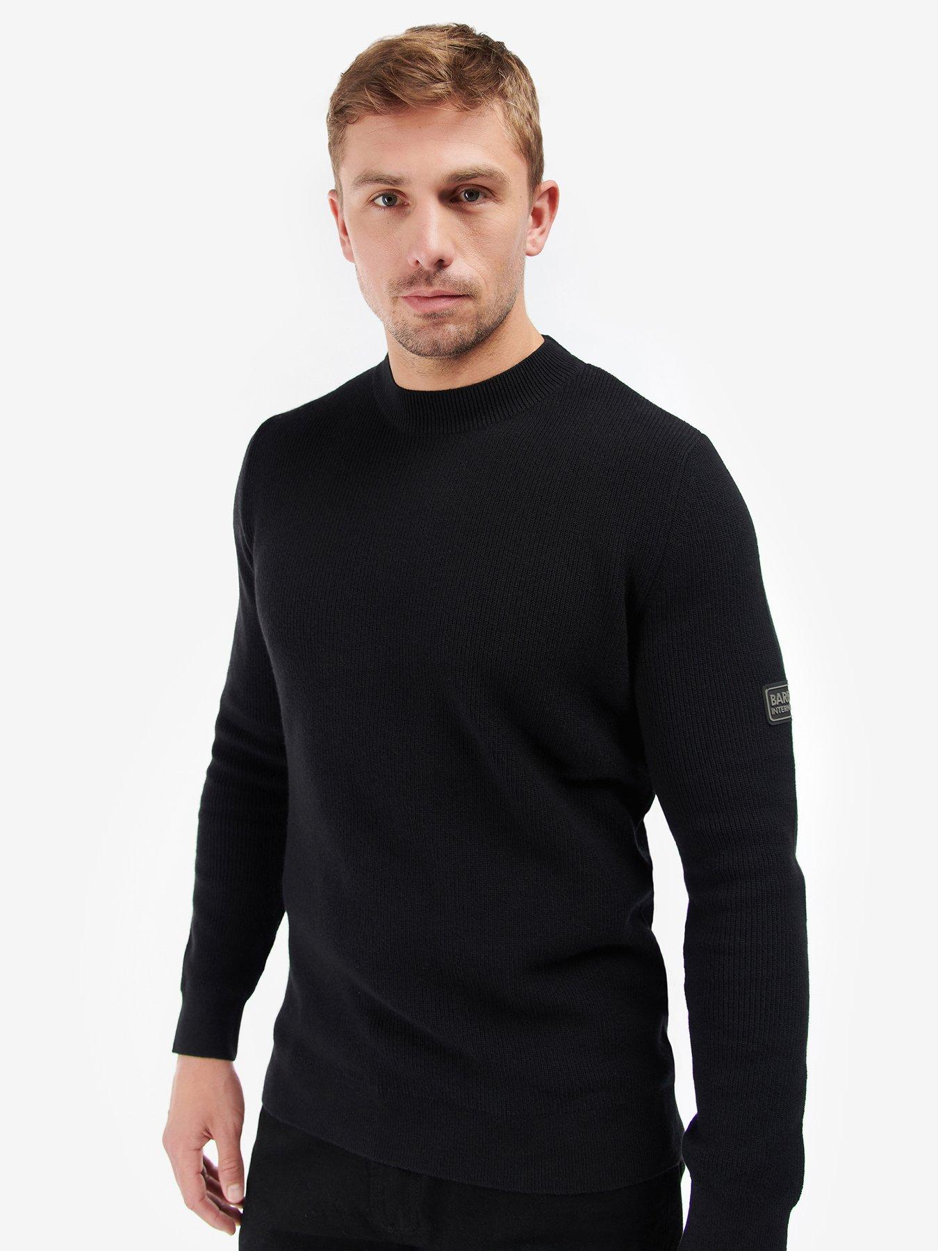 Black cheap barbour jumper