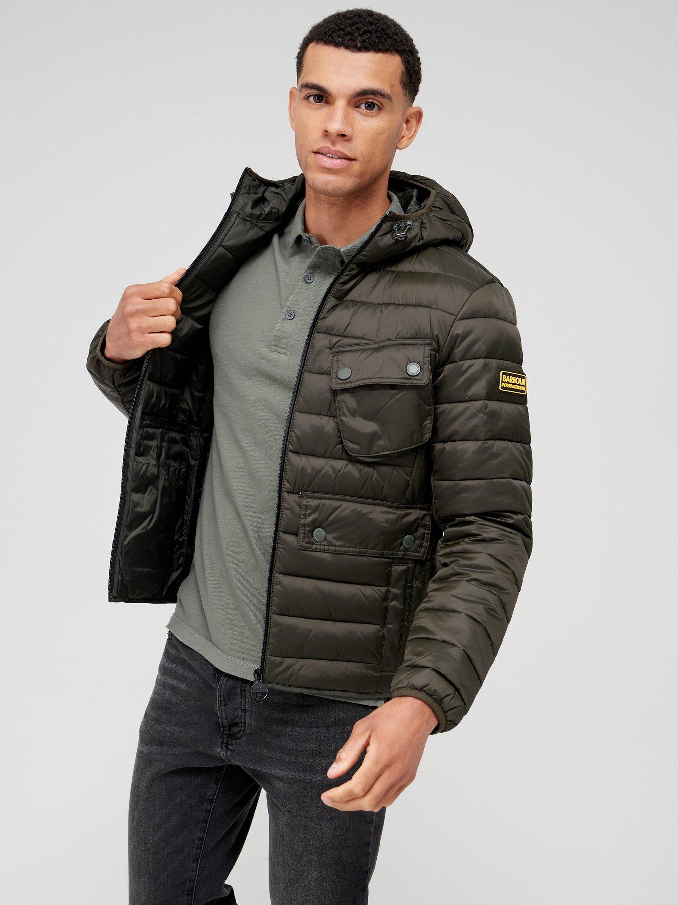 Barbour ouston hooded quilted jacket online