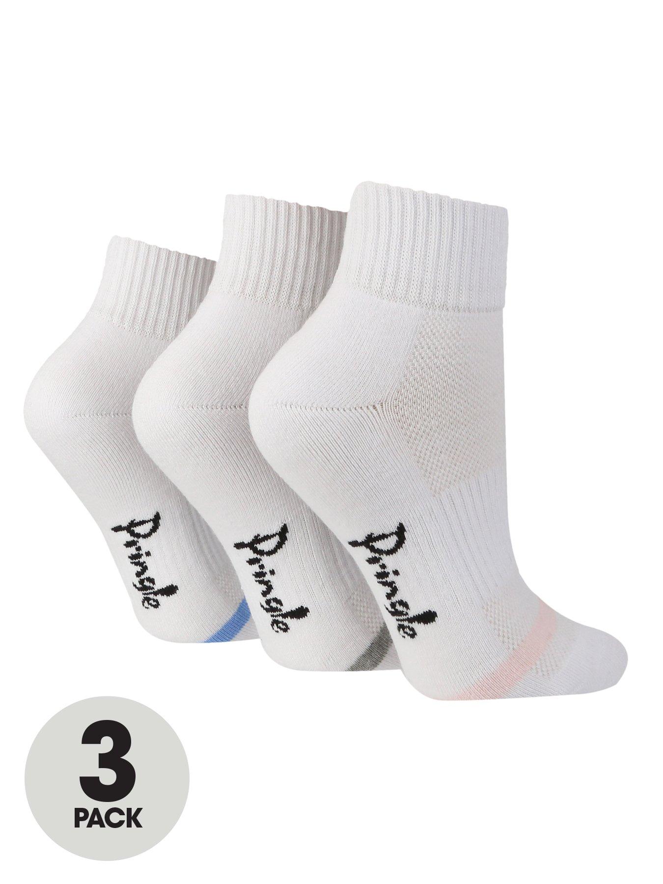 Pringle Trainer Socks White
