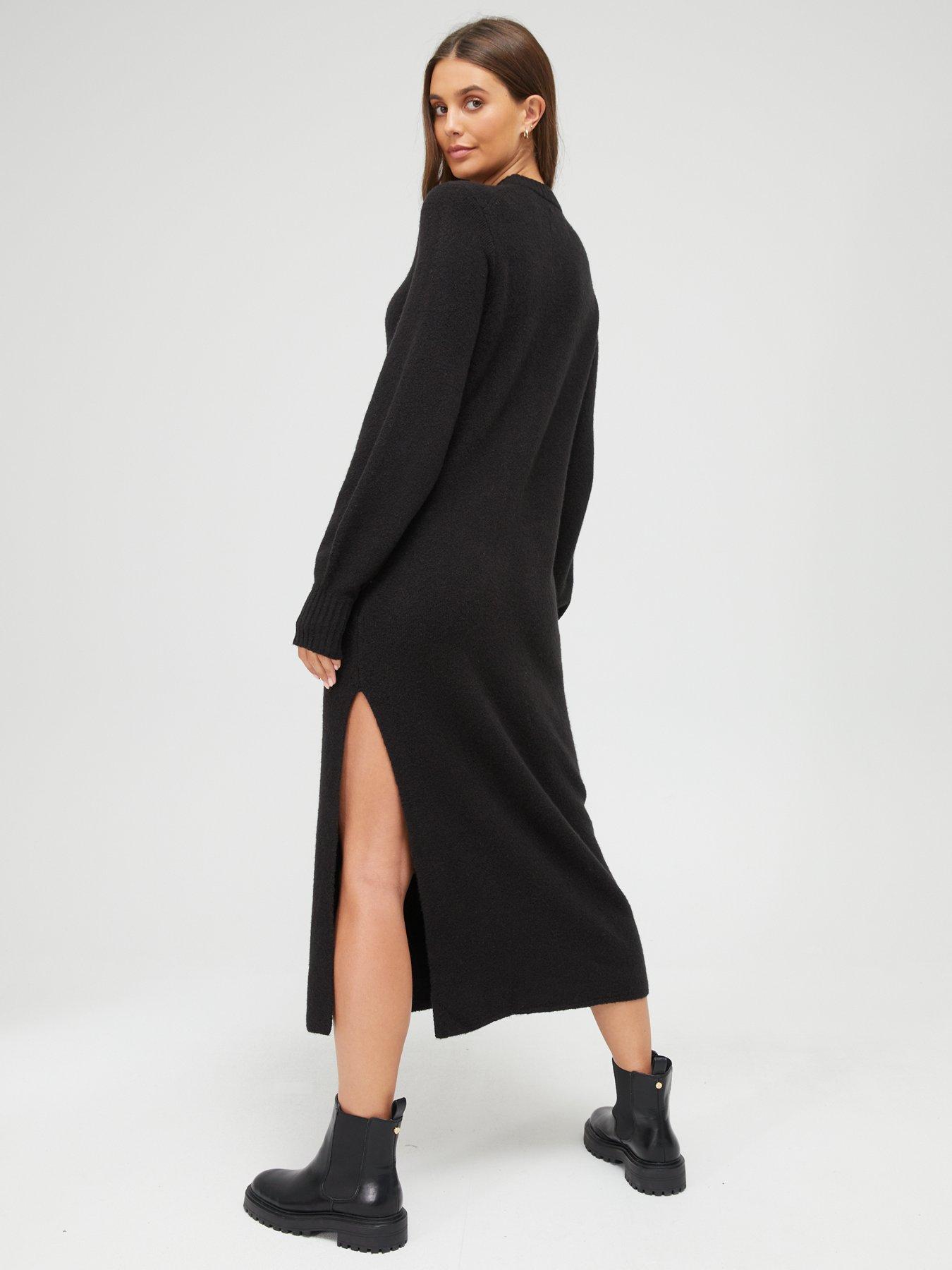 Calvin klein cheap sweater dress black