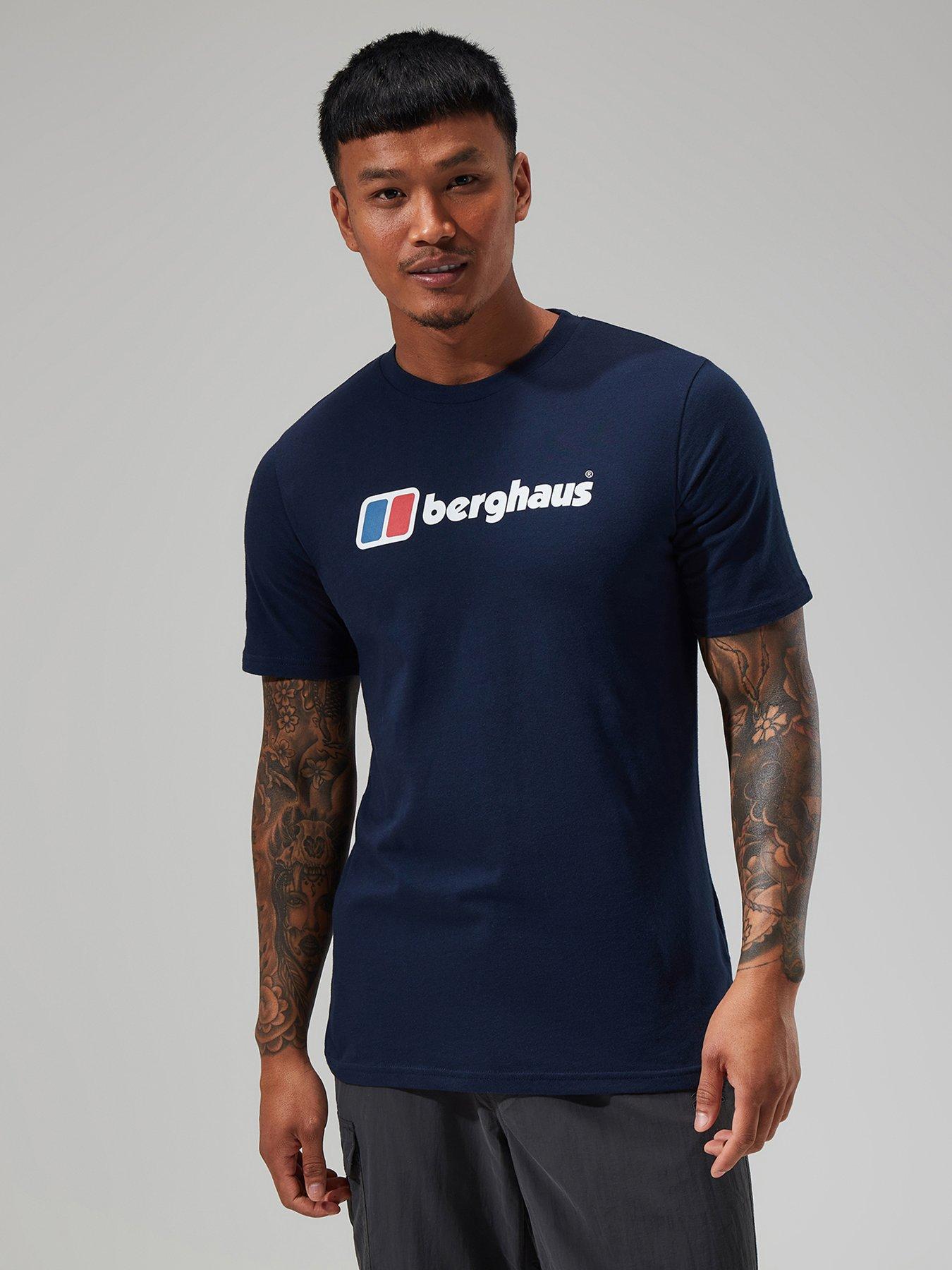 berghaus-classic-chest-logo-t-shirt-navyfront